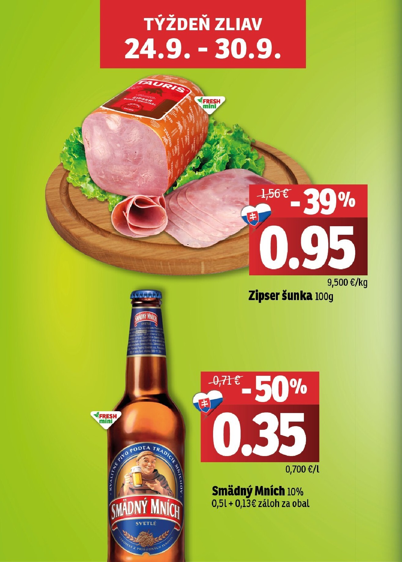 fresh - Nový Fresh - Stredné a západné Slovensko leták od štvrtka, 24.09.2026 do stredy, 07.10.2026 - page: 2