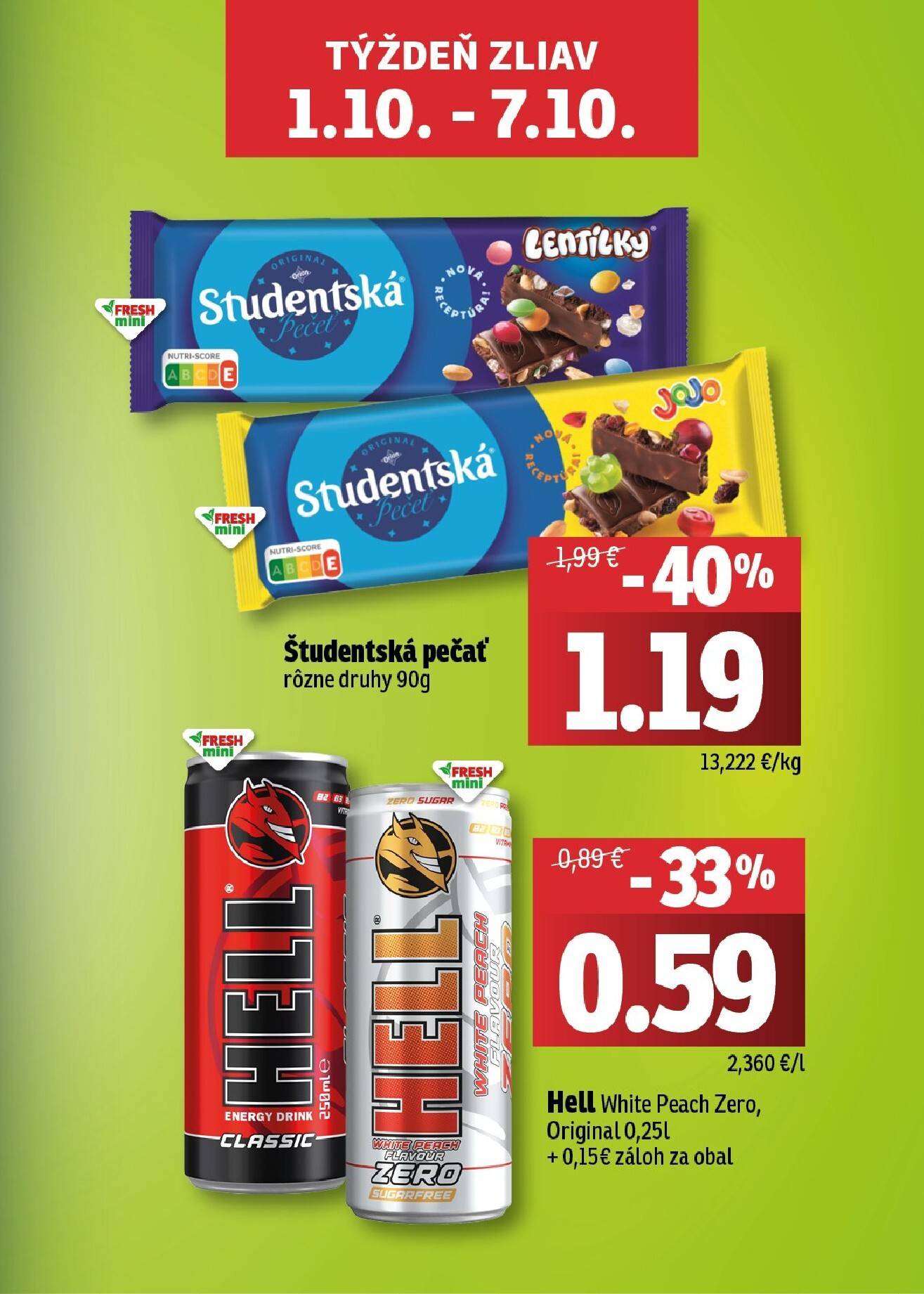 fresh - Nový Fresh - Stredné a západné Slovensko leták od štvrtka, 24.09.2026 do stredy, 07.10.2026 - page: 3