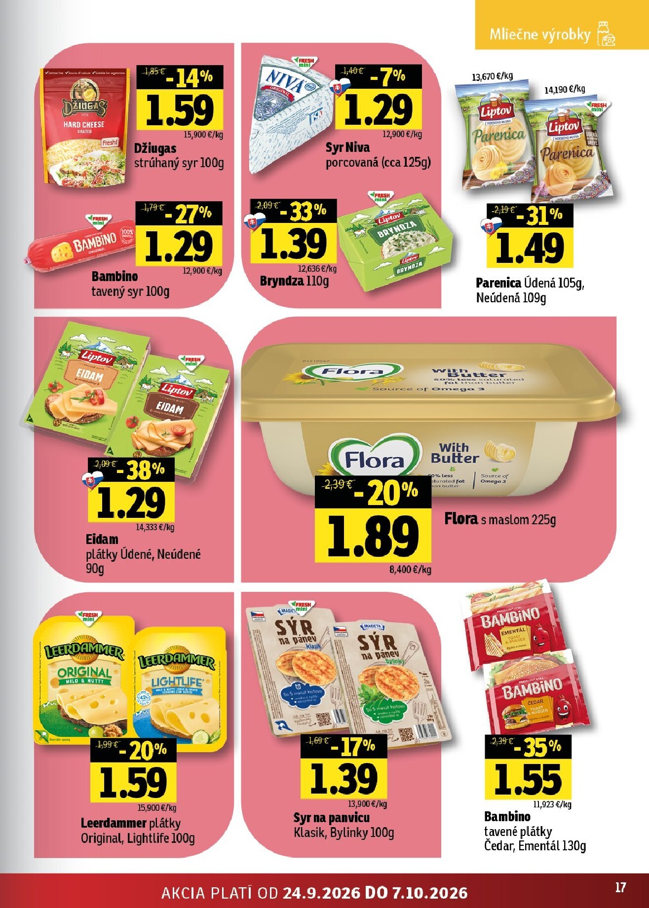 fresh - Nový Fresh - Východné Slovensko leták od štvrtka, 24.09.2026 do stredy, 07.10.2026 - page: 17