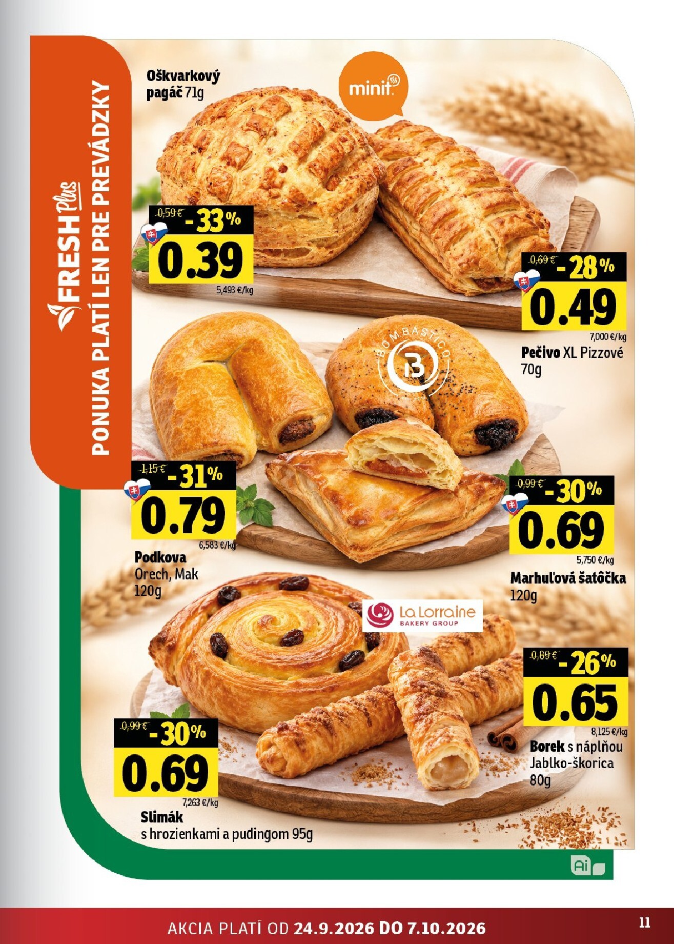 fresh - Nový Fresh - Východné Slovensko leták od štvrtka, 24.09.2026 do stredy, 07.10.2026 - page: 11