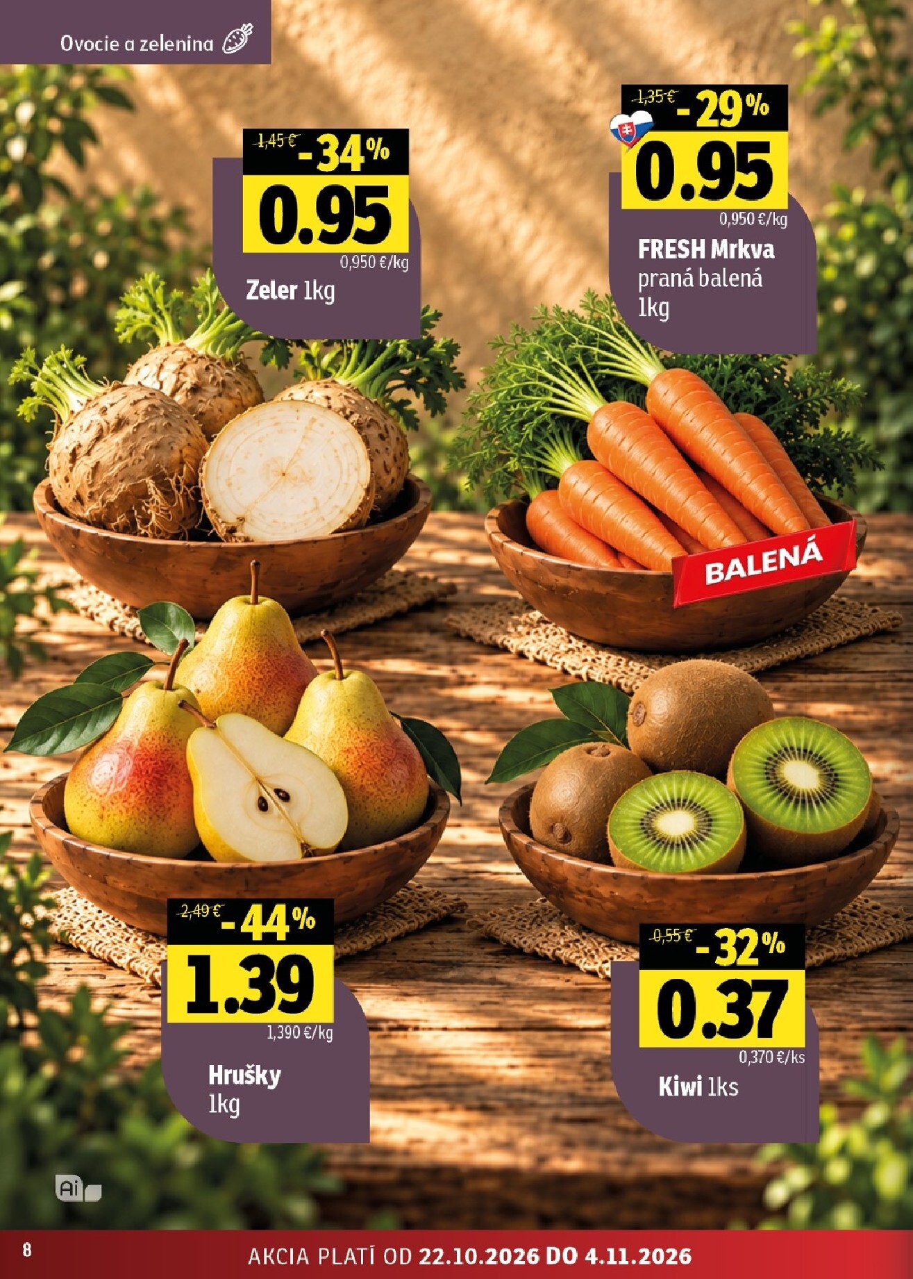 fresh - Nový Fresh Východné Slovensko leták od štvrtka, 22.10.2026 do stredy, 04.11.2026 - page: 8