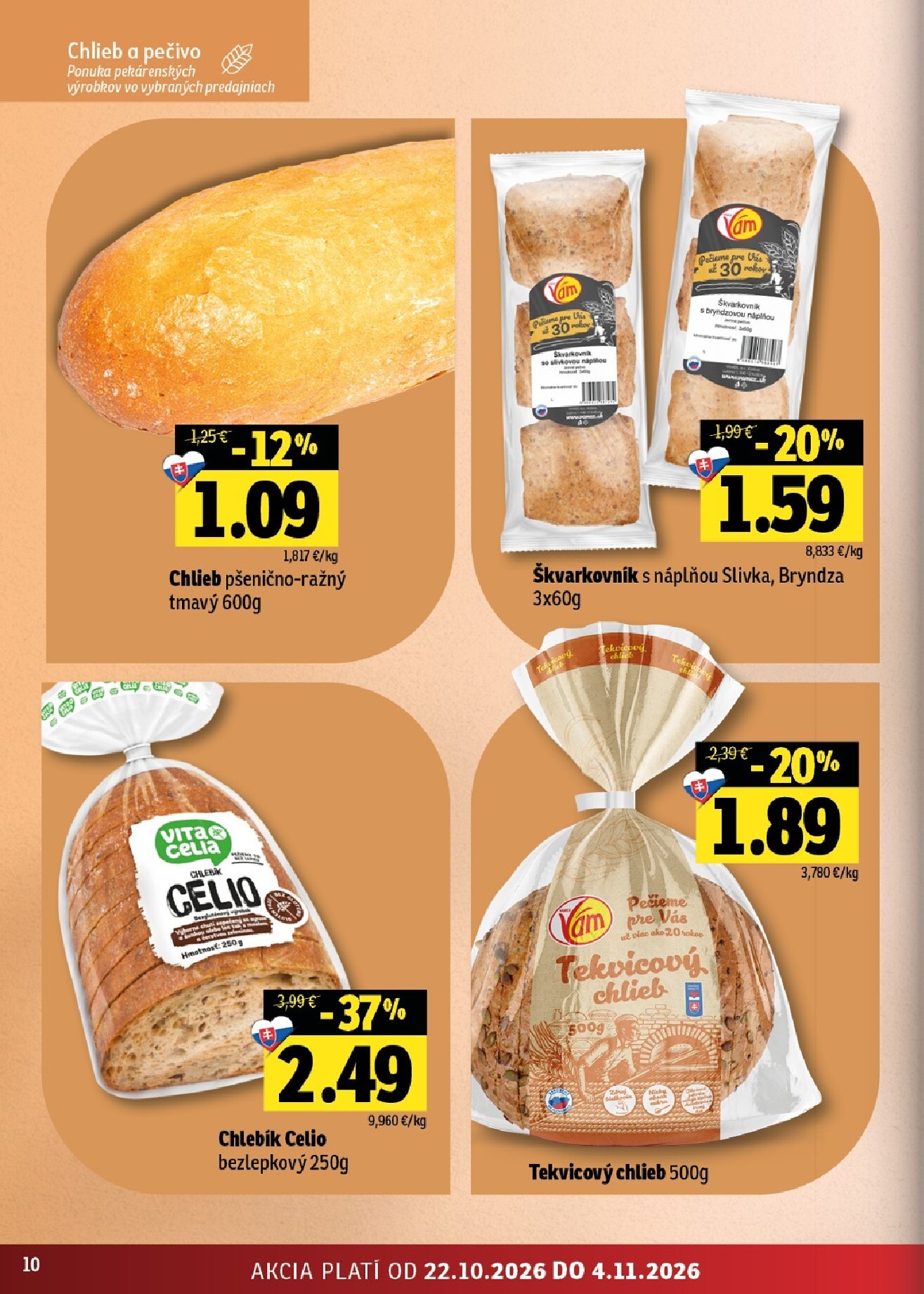 fresh - Nový Fresh Východné Slovensko leták od štvrtka, 22.10.2026 do stredy, 04.11.2026 - page: 10