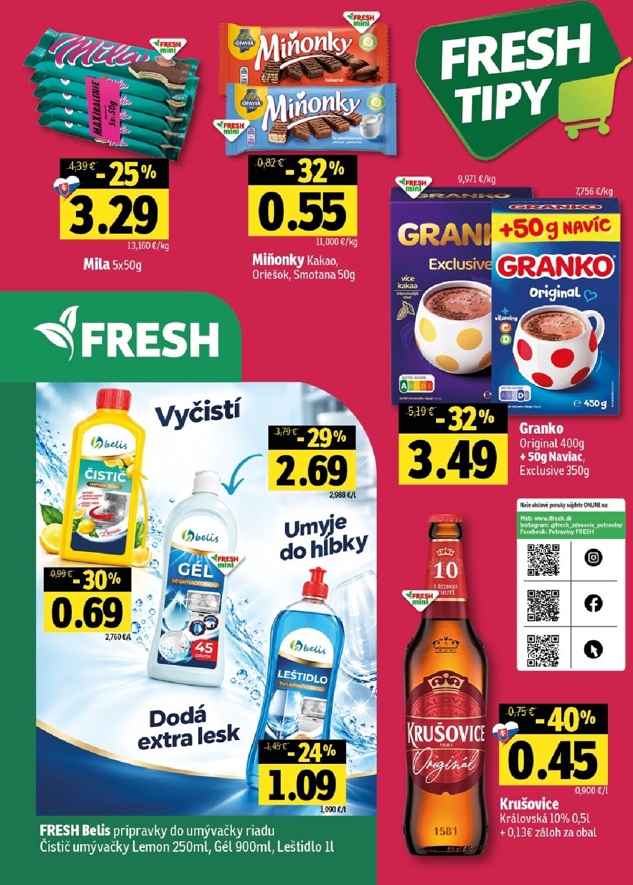 fresh - Nový Fresh - Stredné a západné Slovensko leták od štvrtka, 22.10.2026 do stredy, 04.11.2026 - page: 46