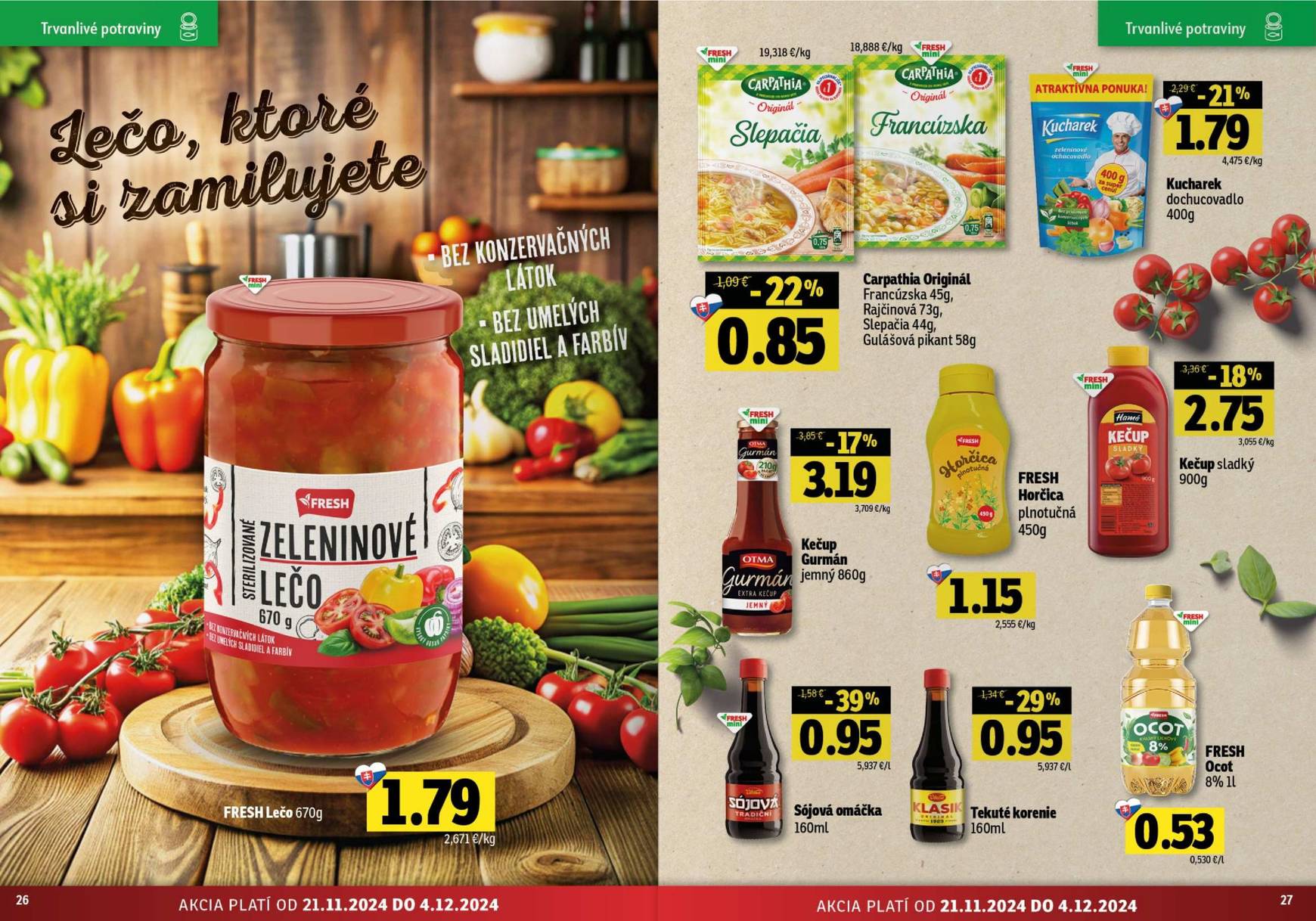 fresh - Fresh - Východné Slovensko leták platný od 21.11. - 04.12. - page: 14