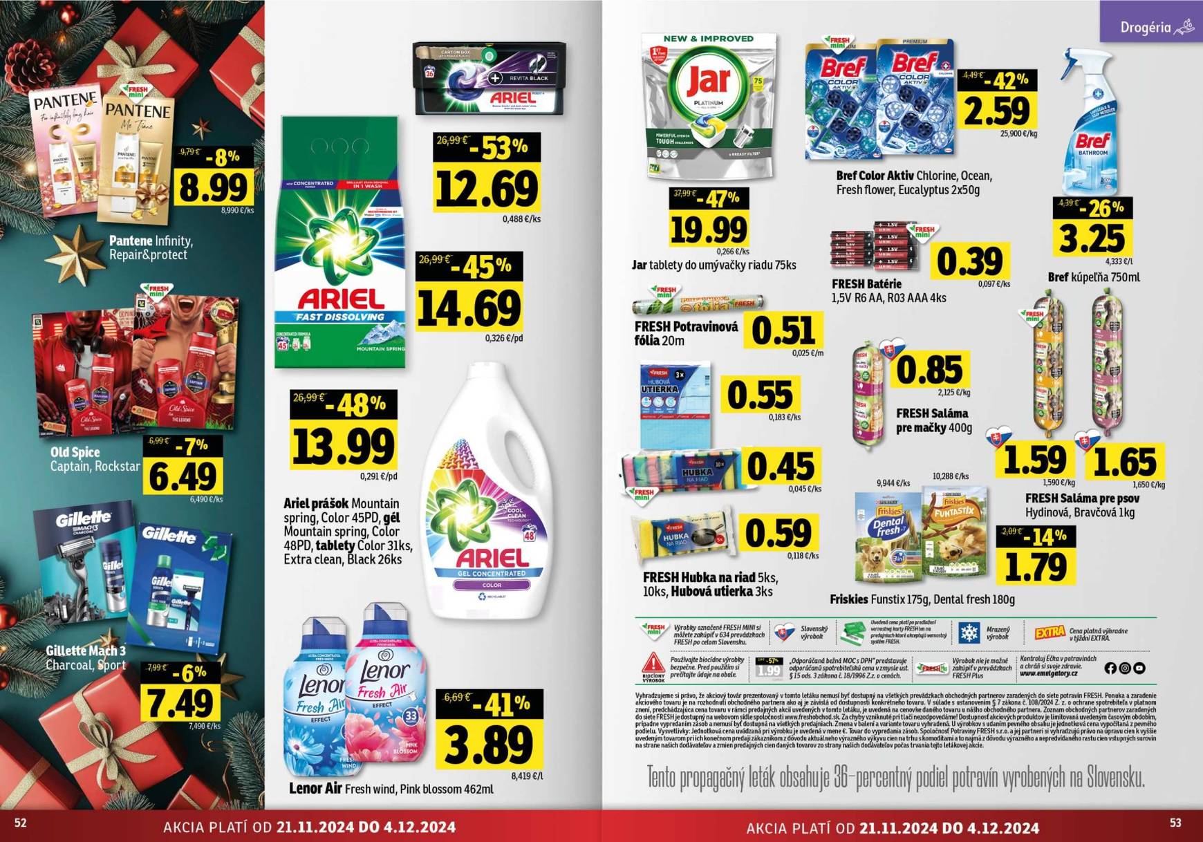 fresh - Fresh - Východné Slovensko leták platný od 21.11. - 04.12. - page: 27