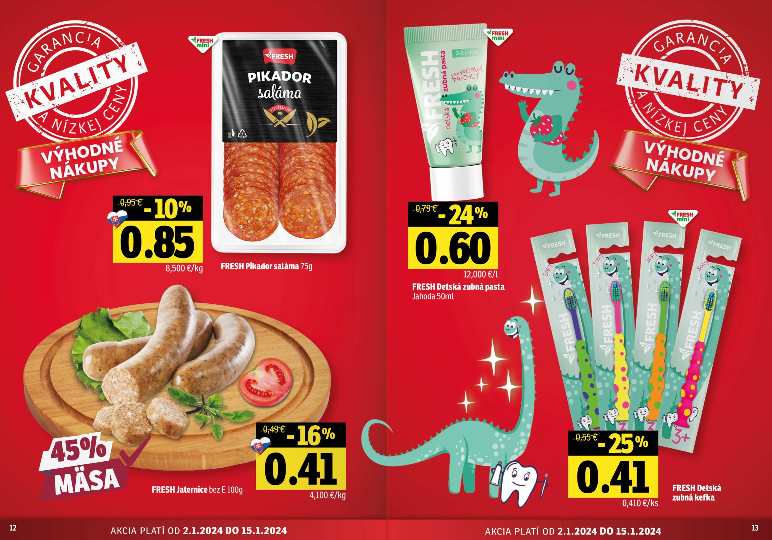 fresh - Fresh - Východné Slovensko leták platný od 02.01. - 15.01. - page: 7