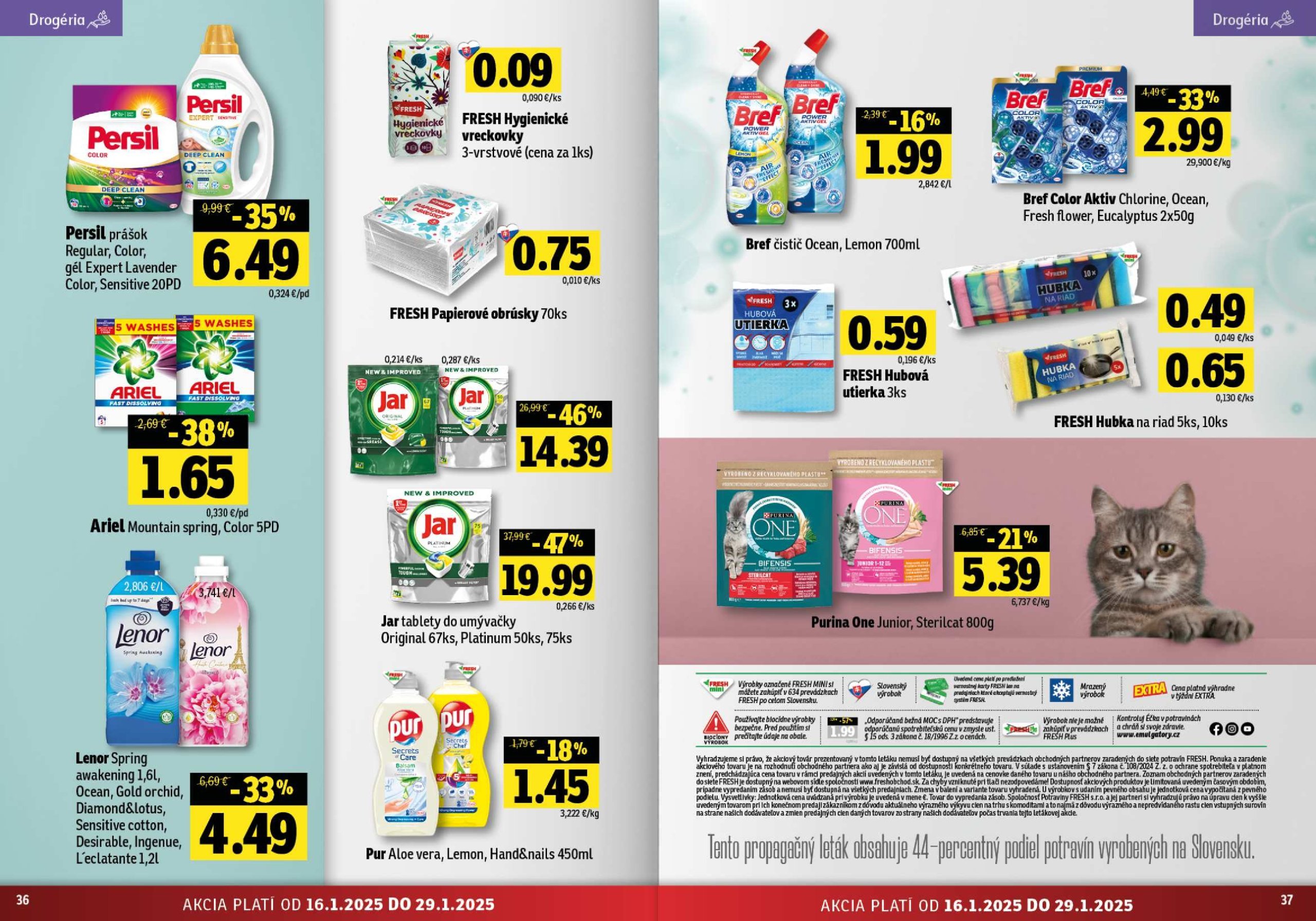 fresh - Fresh - Východné Slovensko leták platný od 16.01. - 29.01. - page: 19