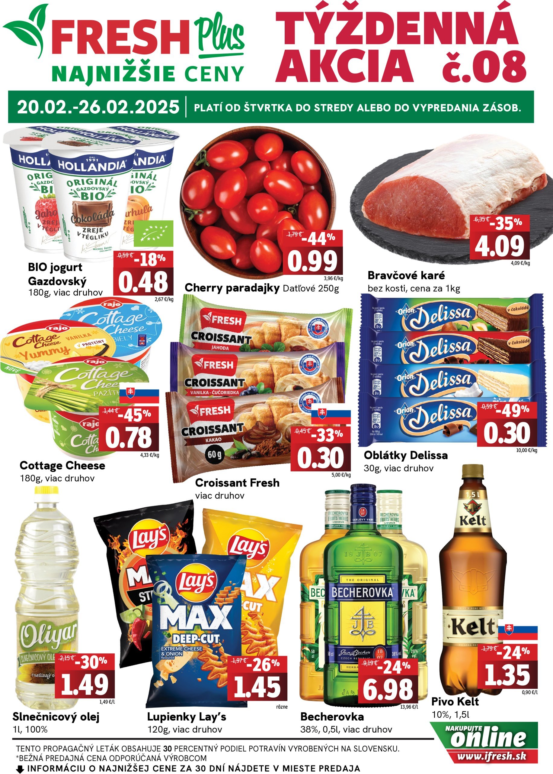 fresh - Fresh Plus leták platný od 20.02. - 26.02. - page: 1