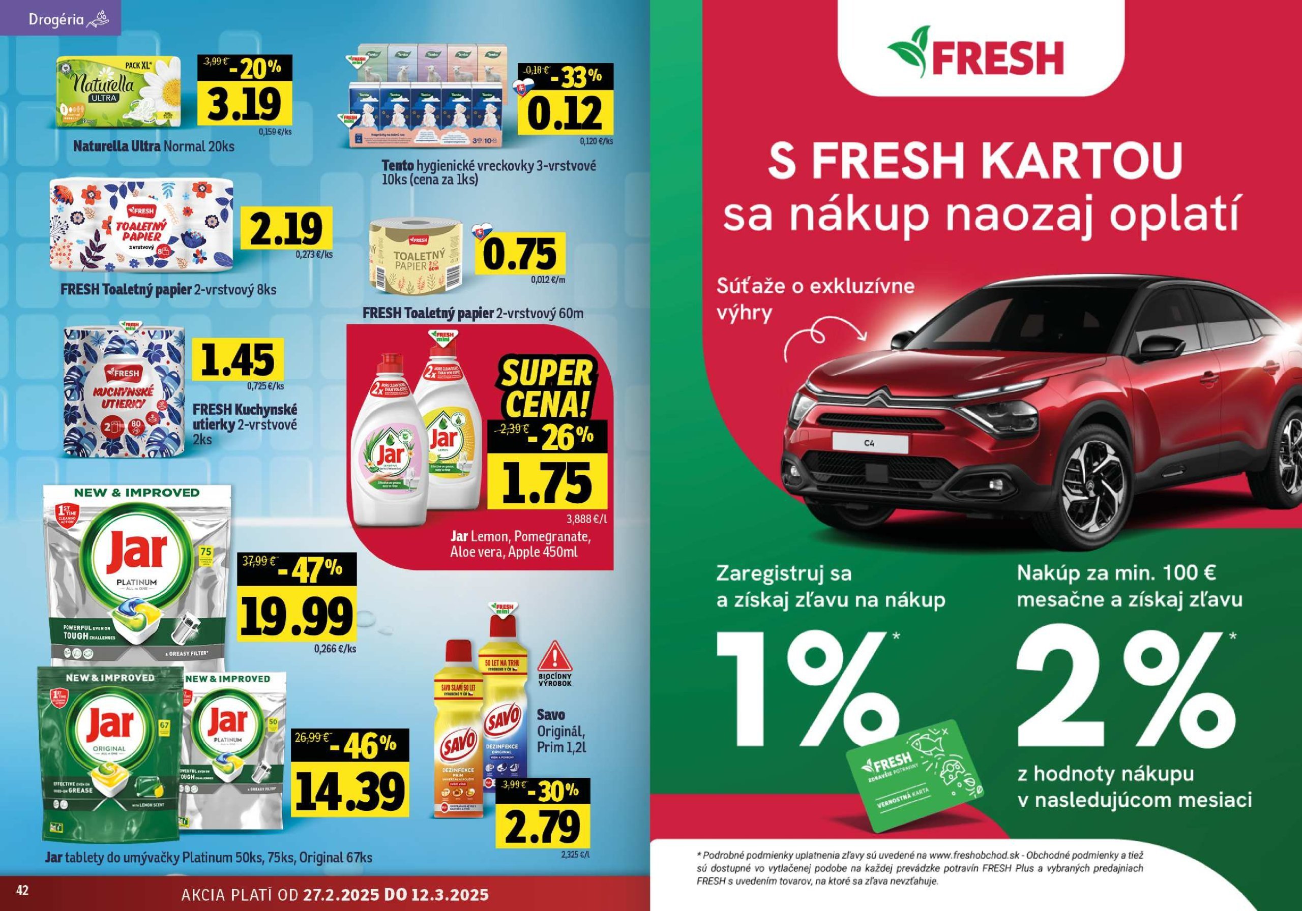 fresh - Fresh - Stredné a západné Slovensko leták platný od 27.02. - 12.03. - page: 22