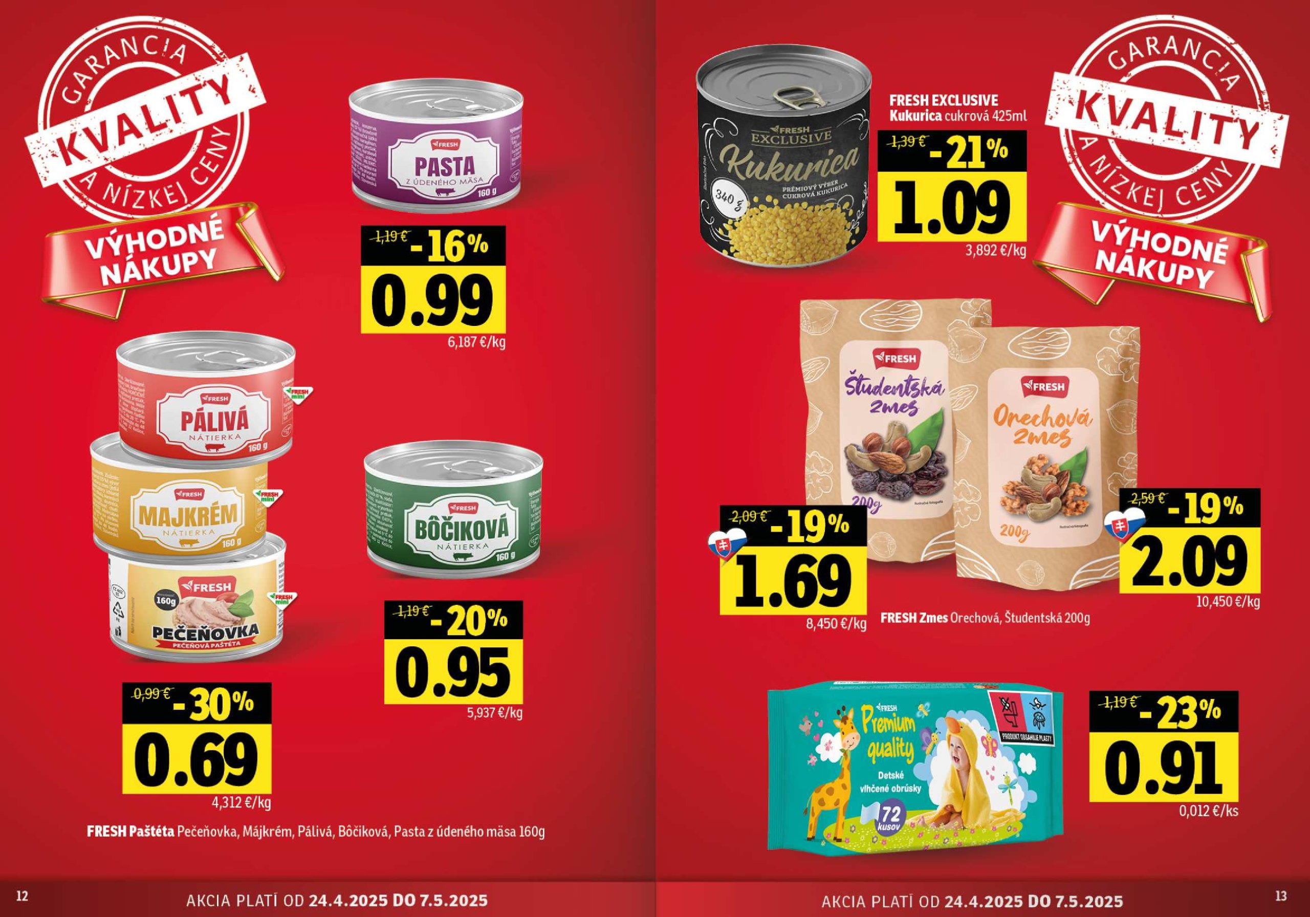 fresh - Fresh - Východné Slovensko leták platný od 24.04. - 07.05. - page: 7
