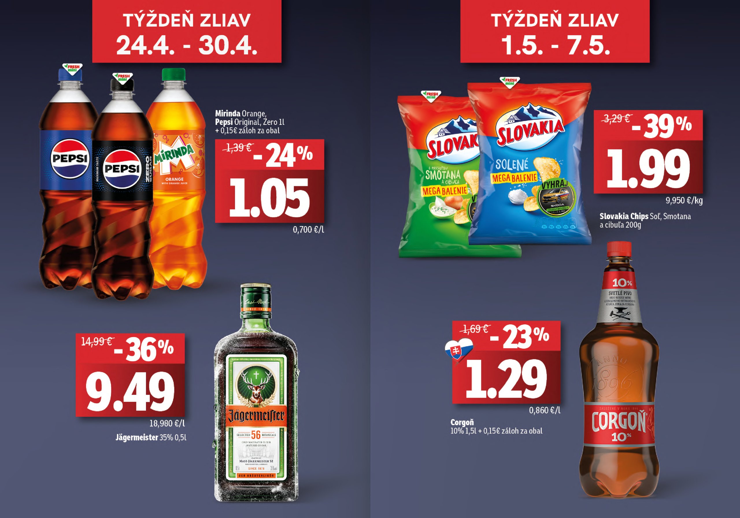 fresh - Fresh - Stredné a západné Slovensko leták platný od 24.04. - 07.05. - page: 2