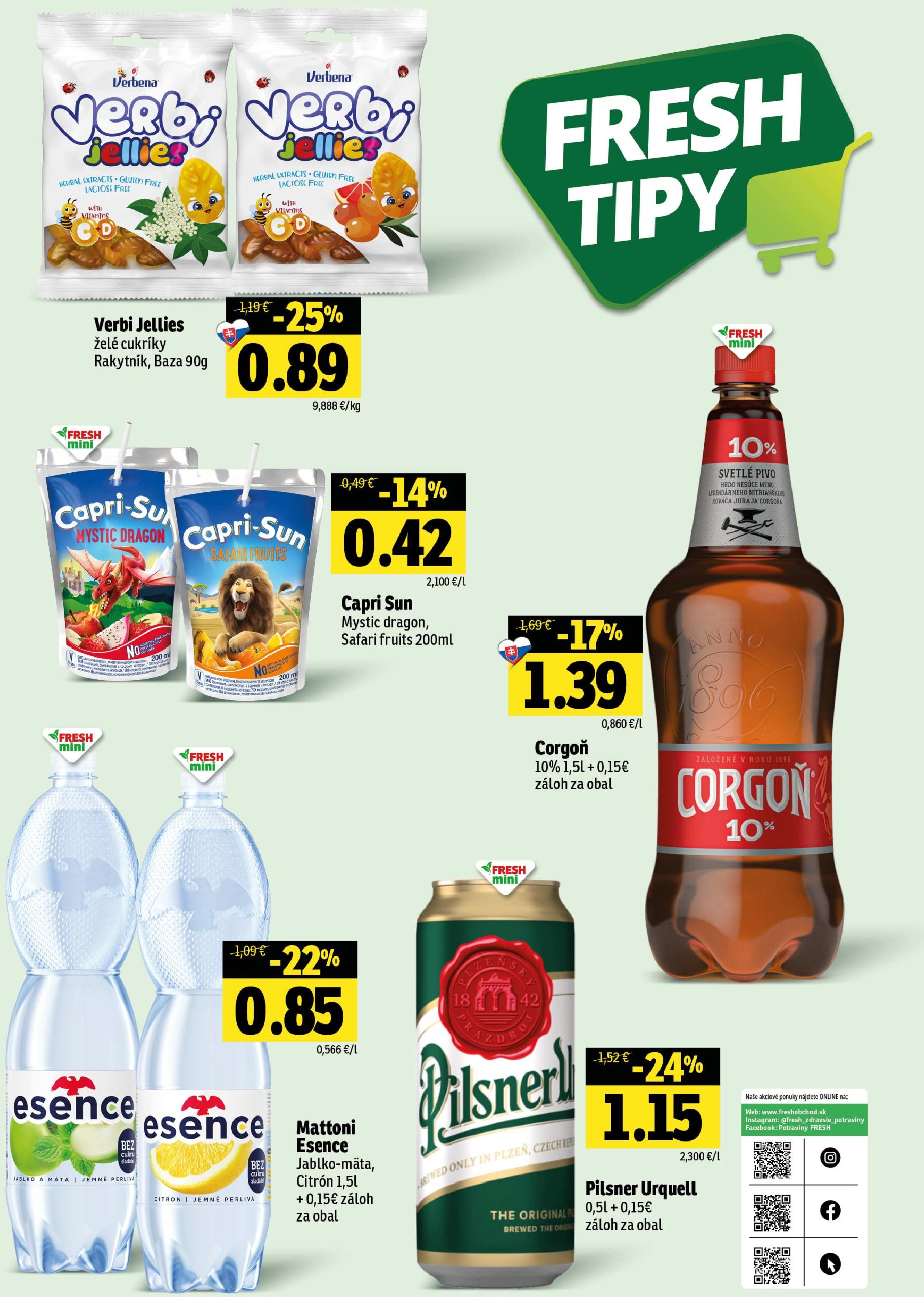 fresh - Fresh - Stredné a západné Slovensko leták platný od 22.05. - 04.06. - page: 28