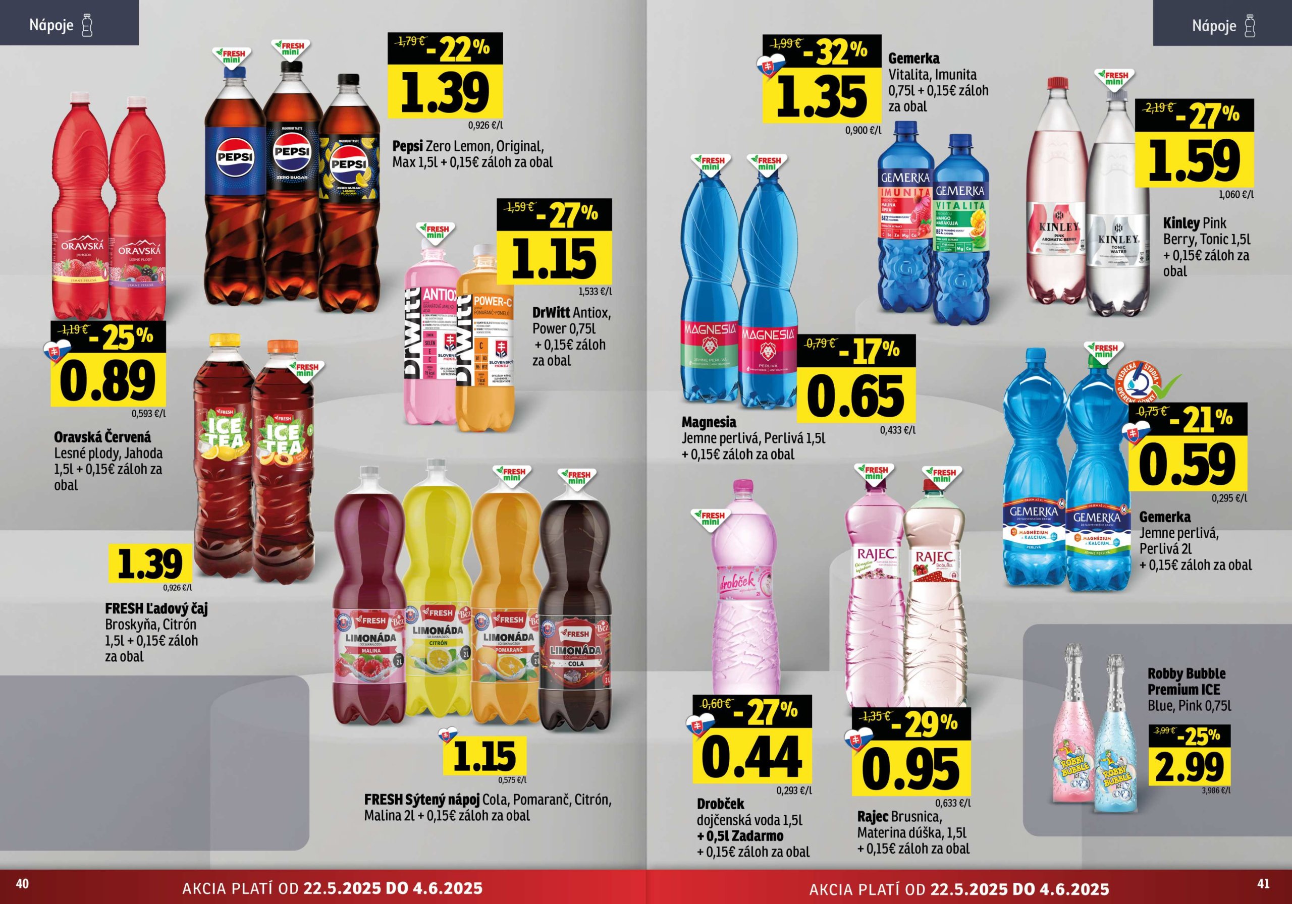 fresh - Fresh - Stredné a západné Slovensko leták platný od 22.05. - 04.06. - page: 21