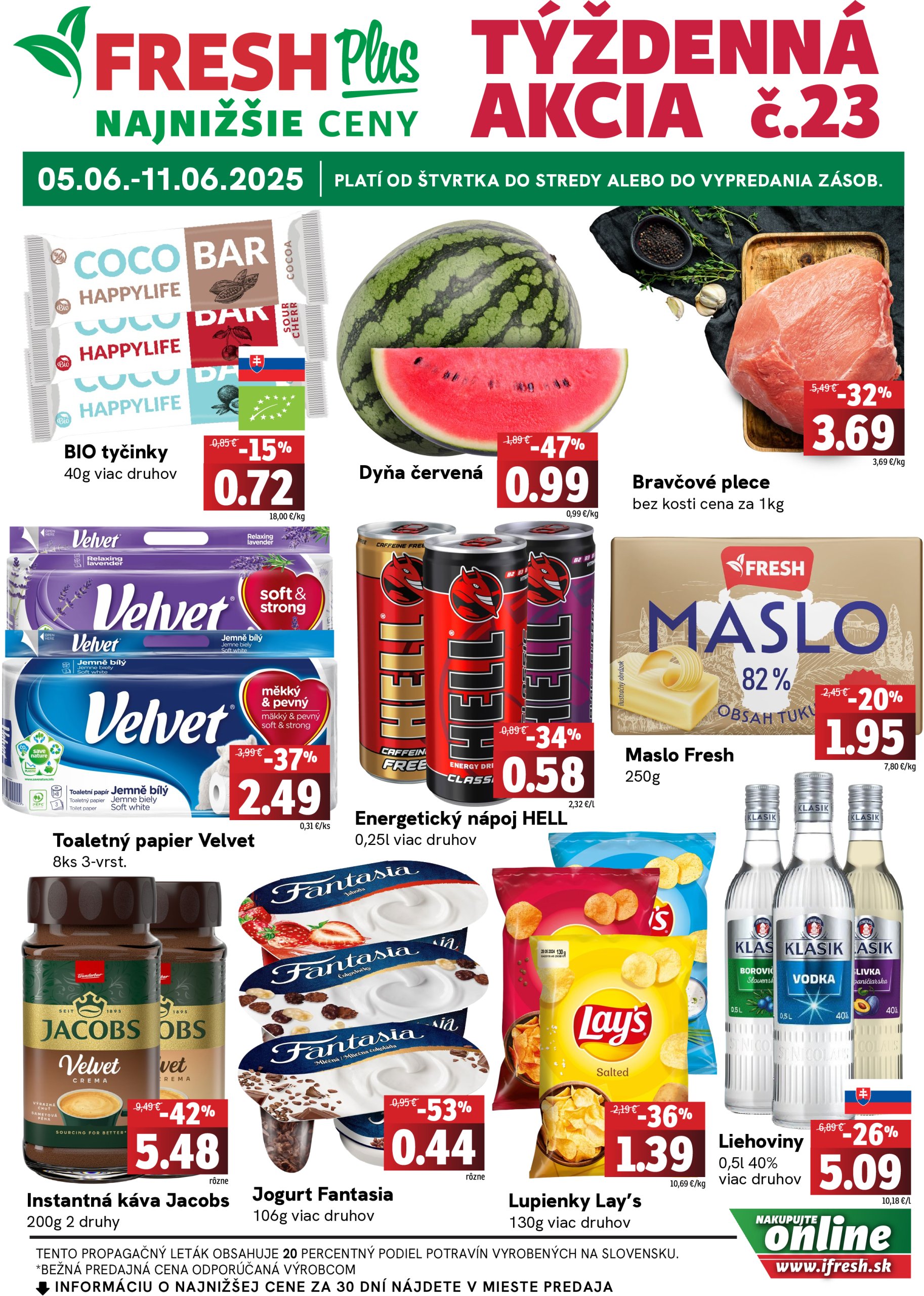 fresh - Leták Fresh Plus platný od 05.06. do 11.06.