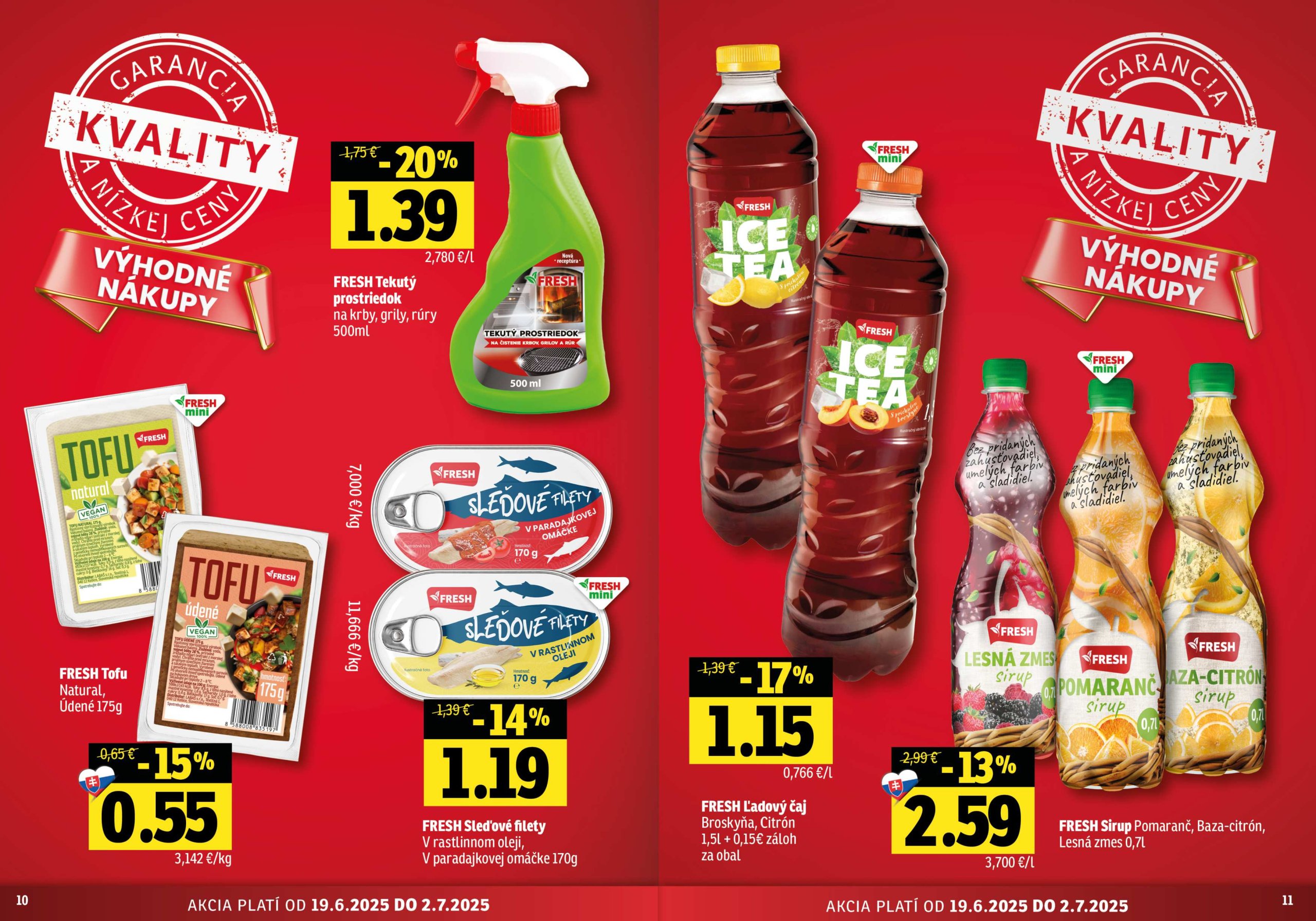 fresh - Leták Fresh - Stredné a západné Slovensko platný od 19.06. do 02.07. - page: 6