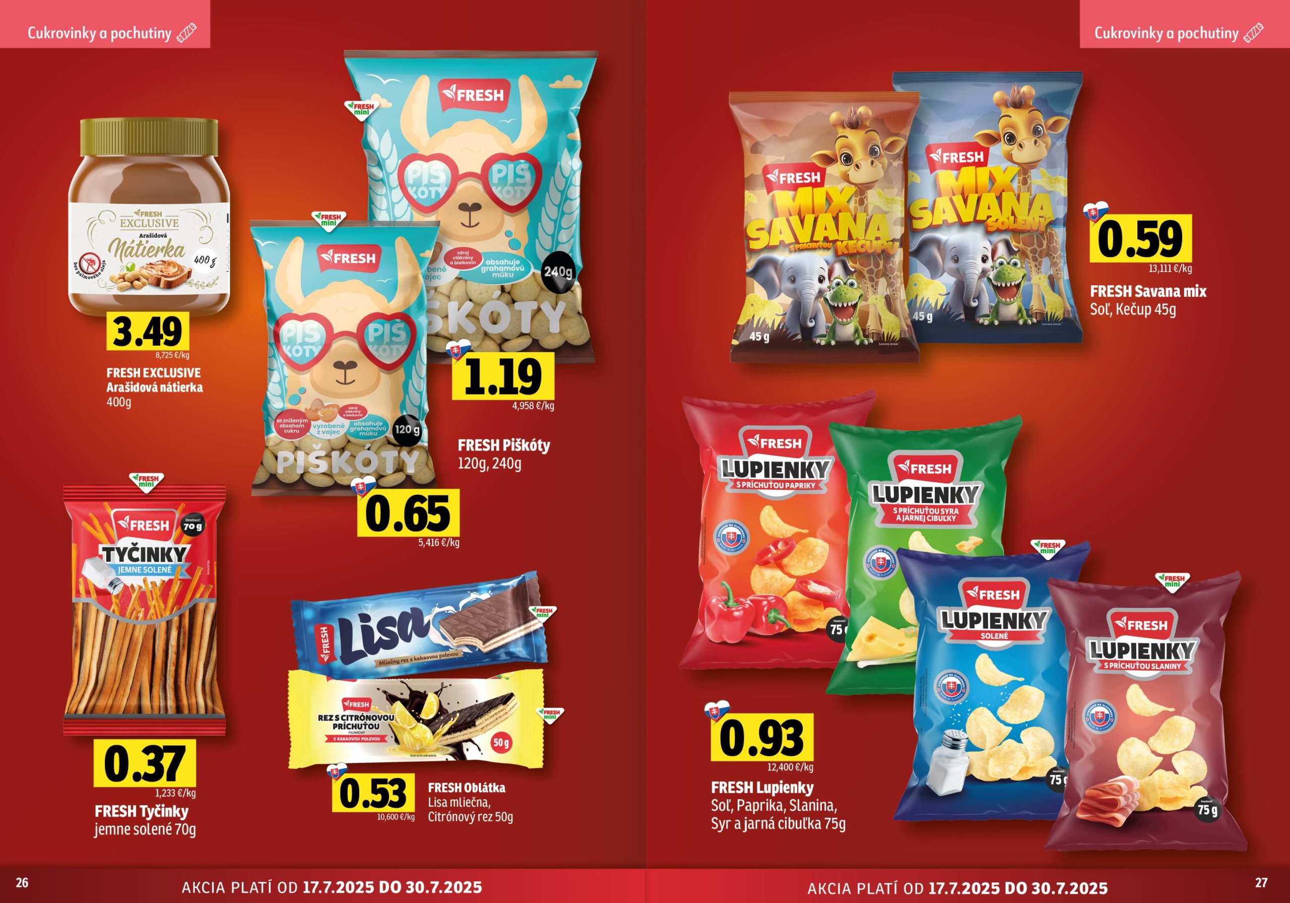 fresh - Leták Fresh - Stredné a západné Slovensko platný od 17.07. do 30.07. - page: 14