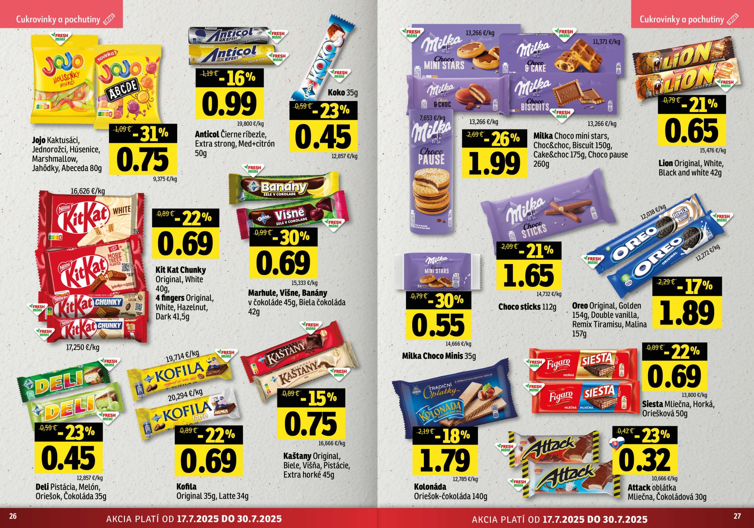 fresh - Leták Fresh - Východné Slovensko platný od 17.07. do 30.07. - page: 14