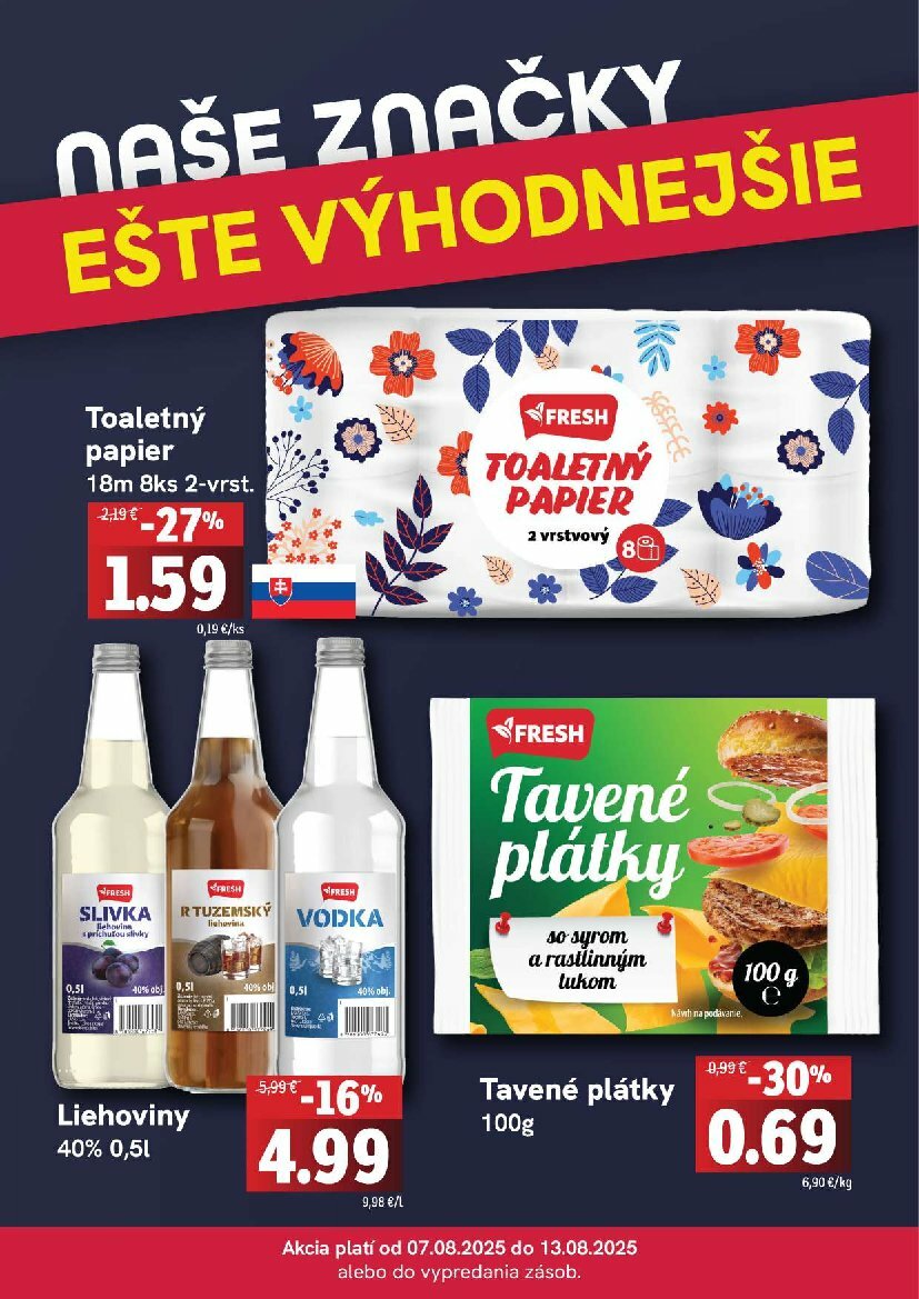 fresh - Leták Fresh Plus platný od 07.08. do 13.08. - page: 4