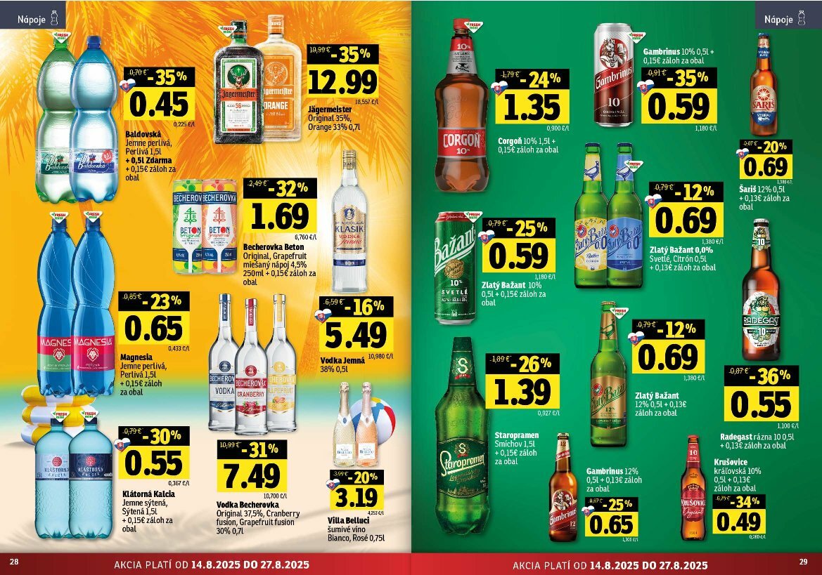 fresh - Leták Fresh - Stredné a západné Slovensko platný od 14.08. do 27.08. - page: 15