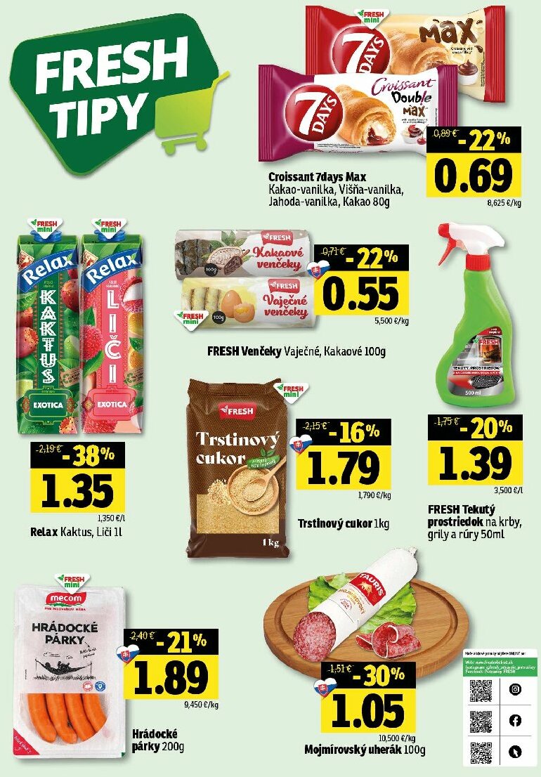fresh - Leták Fresh - Stredné a západné Slovensko platný od 14.08. do 27.08. - page: 22