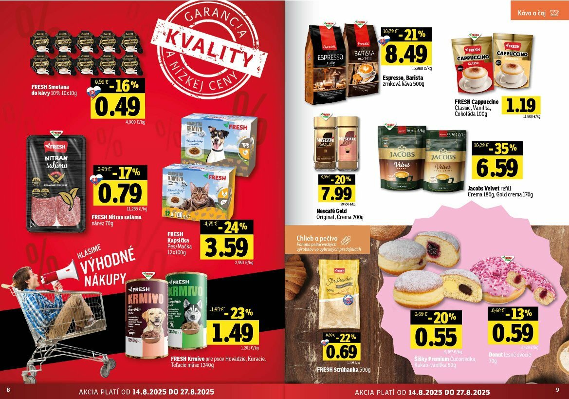 fresh - Leták Fresh - Stredné a západné Slovensko platný od 14.08. do 27.08. - page: 5