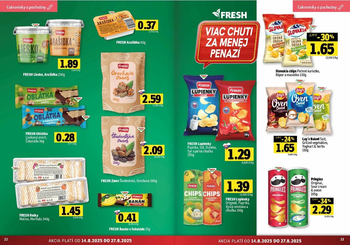 fresh - Leták Fresh - Stredné a západné Slovensko platný od 14.08. do 27.08. - page: 12