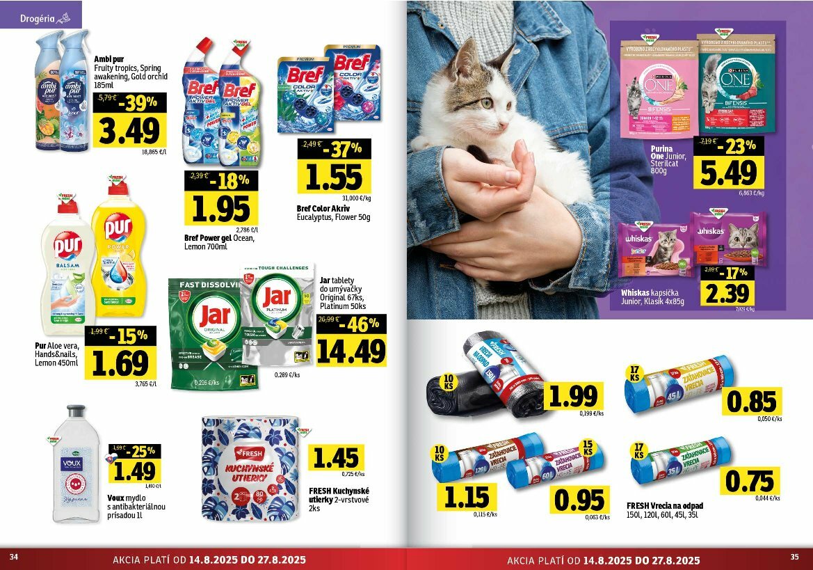 fresh - Leták Fresh - Stredné a západné Slovensko platný od 14.08. do 27.08. - page: 18