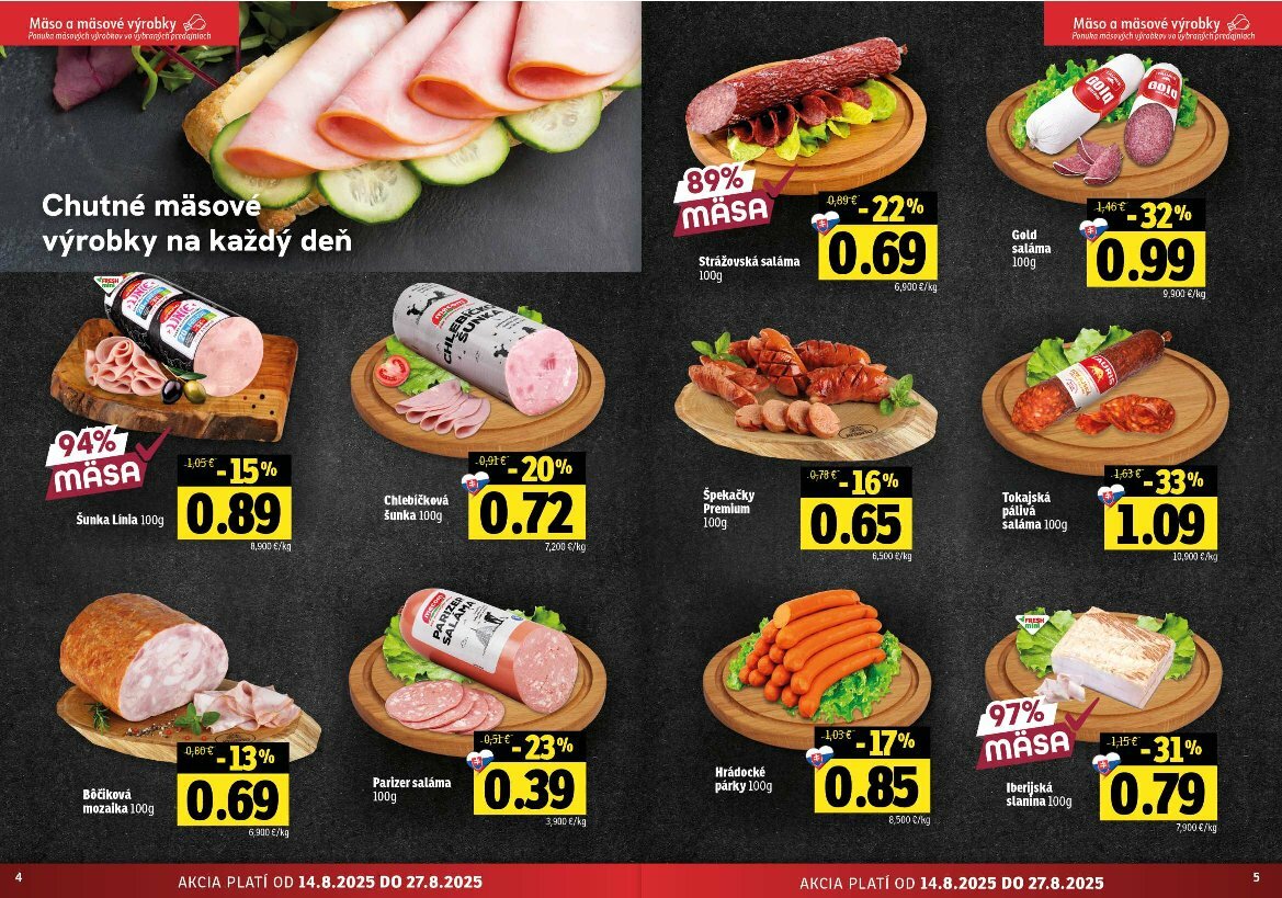 fresh - Leták Fresh - Stredné a západné Slovensko platný od 14.08. do 27.08. - page: 3