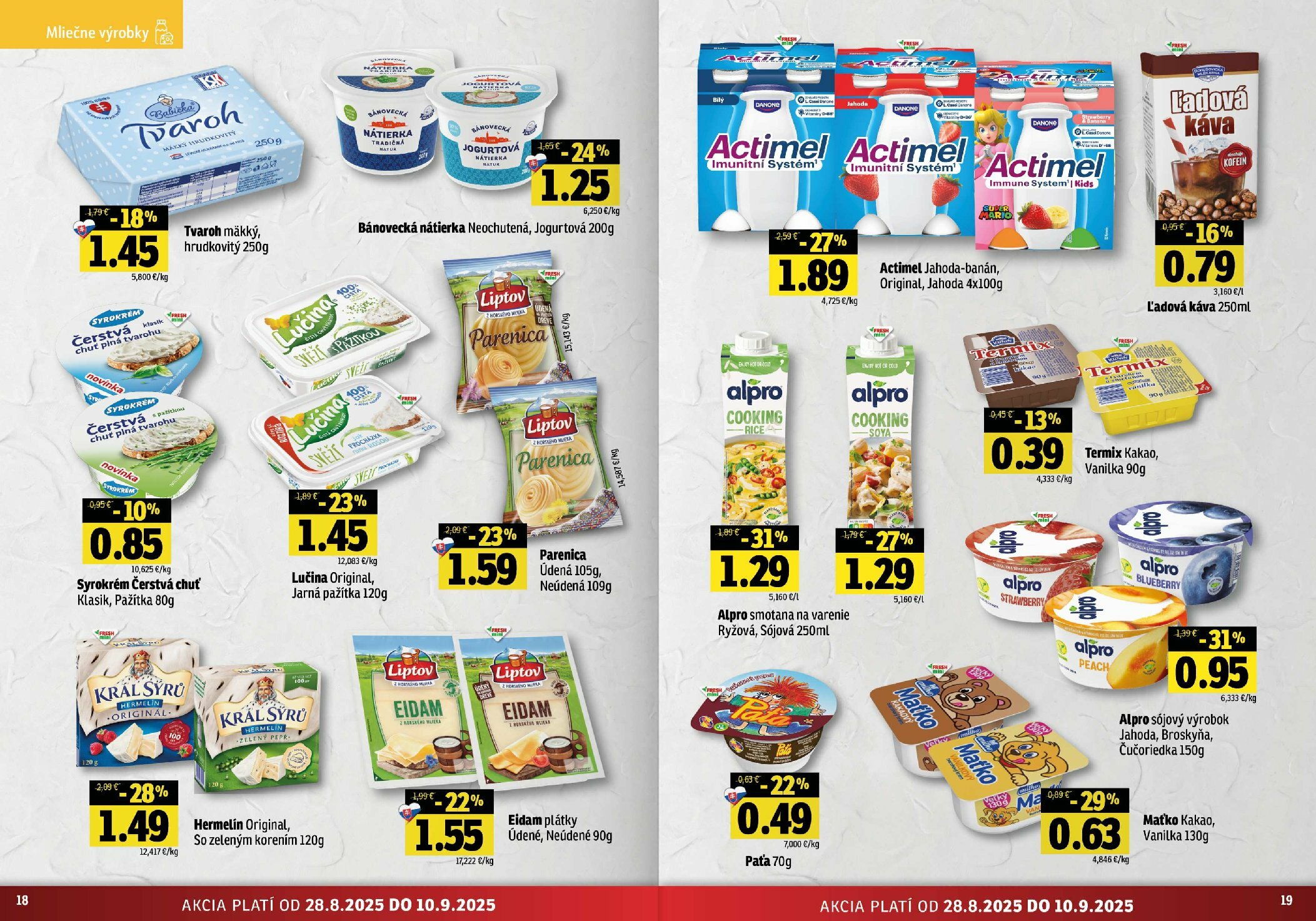 fresh - Leták Fresh - Stredné a západné Slovensko platný od 28.08. do 10.09. - page: 10
