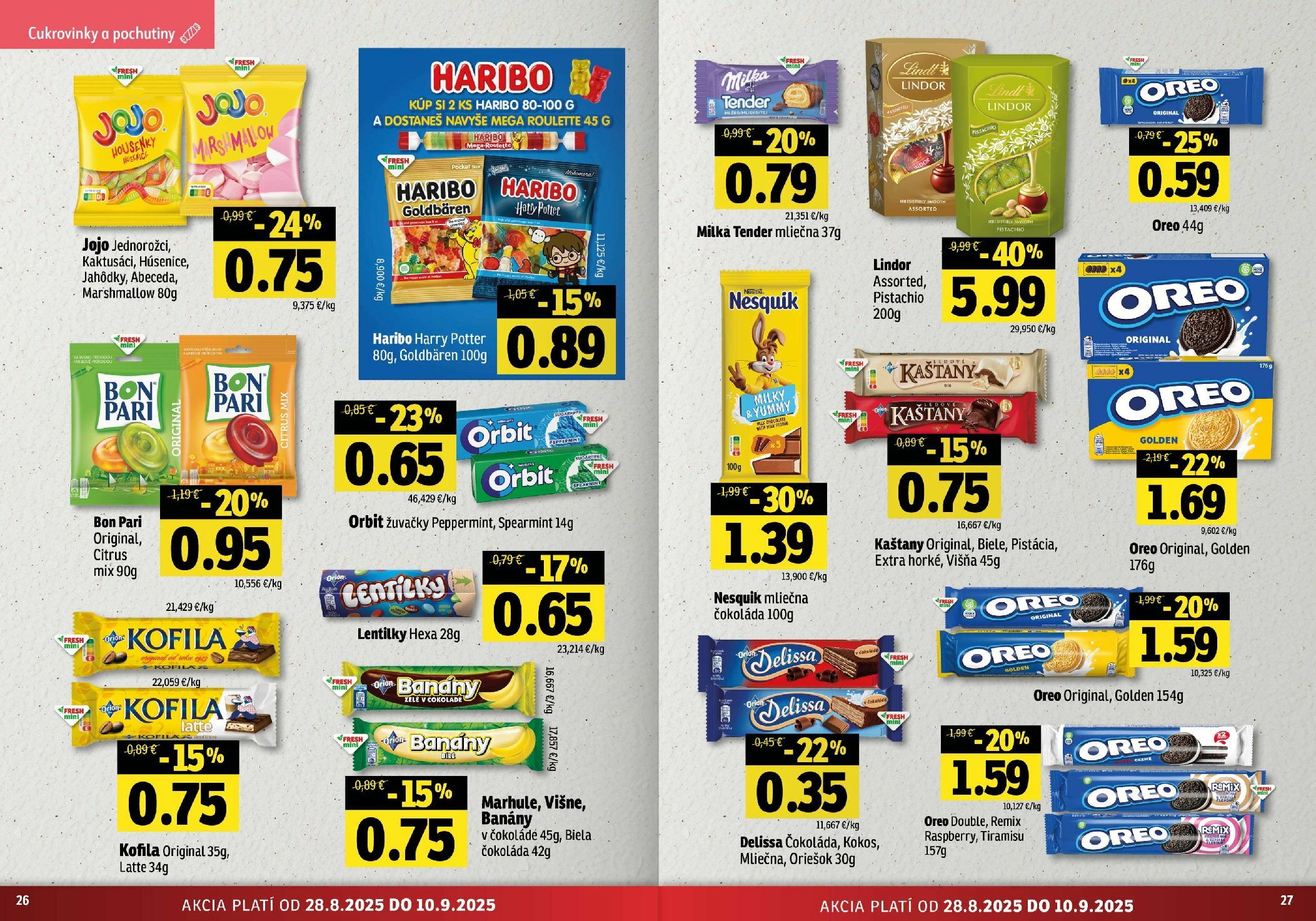 fresh - Leták Fresh - Stredné a západné Slovensko platný od 28.08. do 10.09. - page: 14