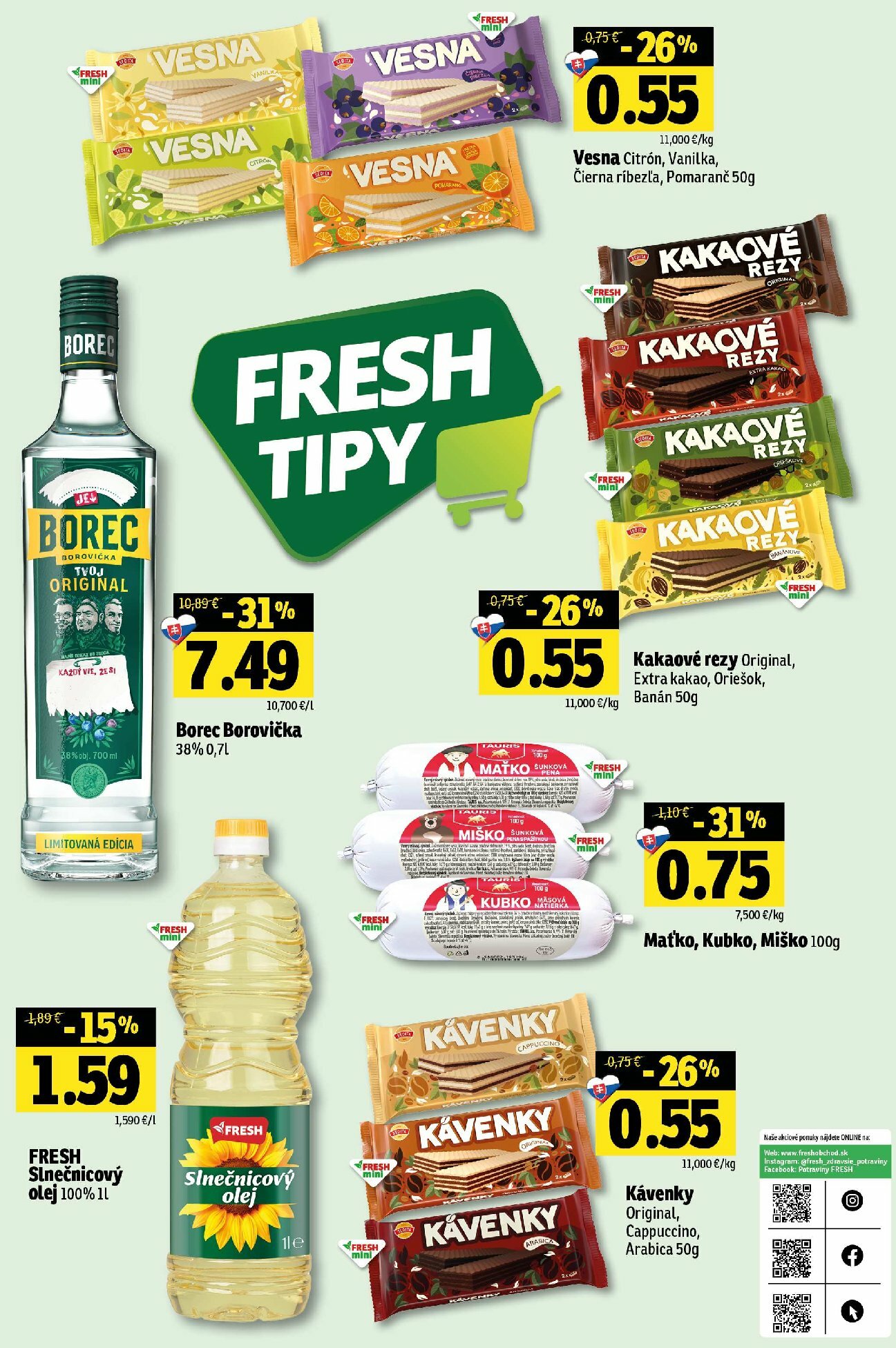 fresh - Leták Fresh - Stredné a západné Slovensko platný od 28.08. do 10.09. - page: 27