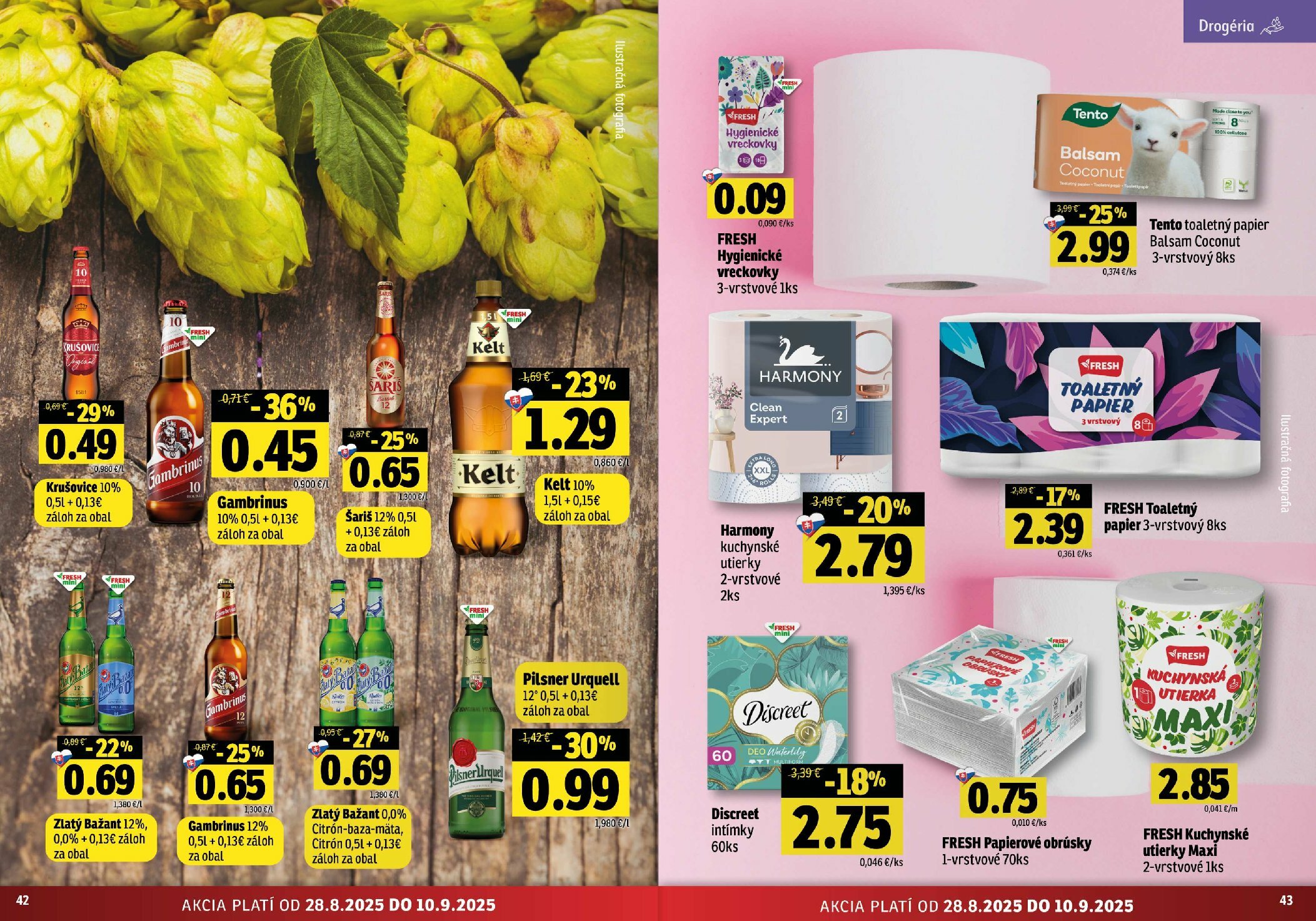 fresh - Leták Fresh - Stredné a západné Slovensko platný od 28.08. do 10.09. - page: 22
