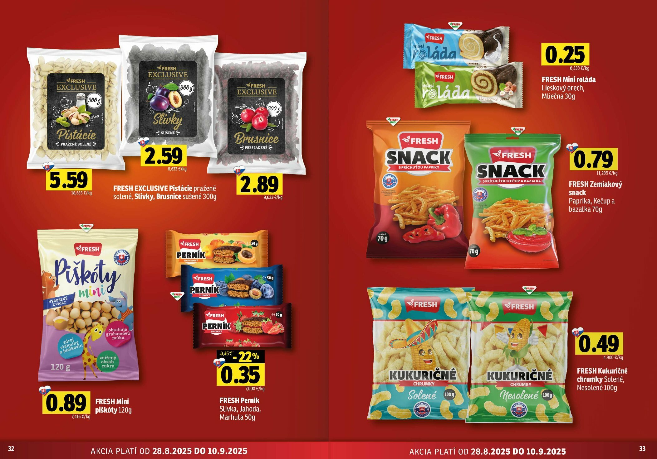 fresh - Leták Fresh - Stredné a západné Slovensko platný od 28.08. do 10.09. - page: 17