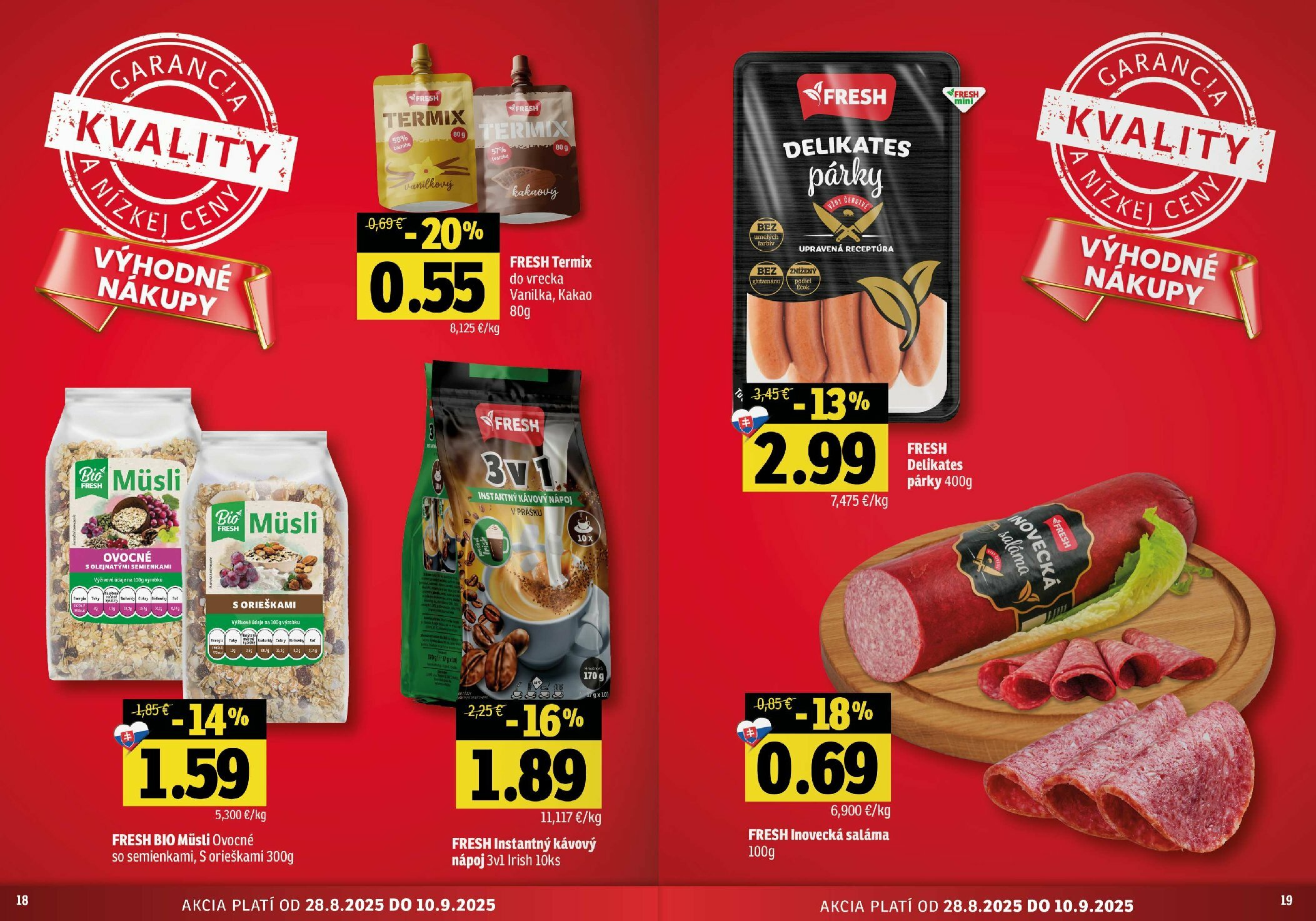 fresh - Leták Fresh - Východné Slovensko platný od 28.08. do 10.09. - page: 10