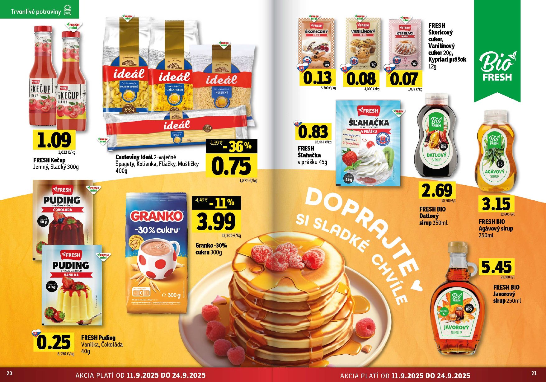 fresh - Leták Fresh - Stredné a západné Slovensko platný od 11.09. do 24.09. - page: 11