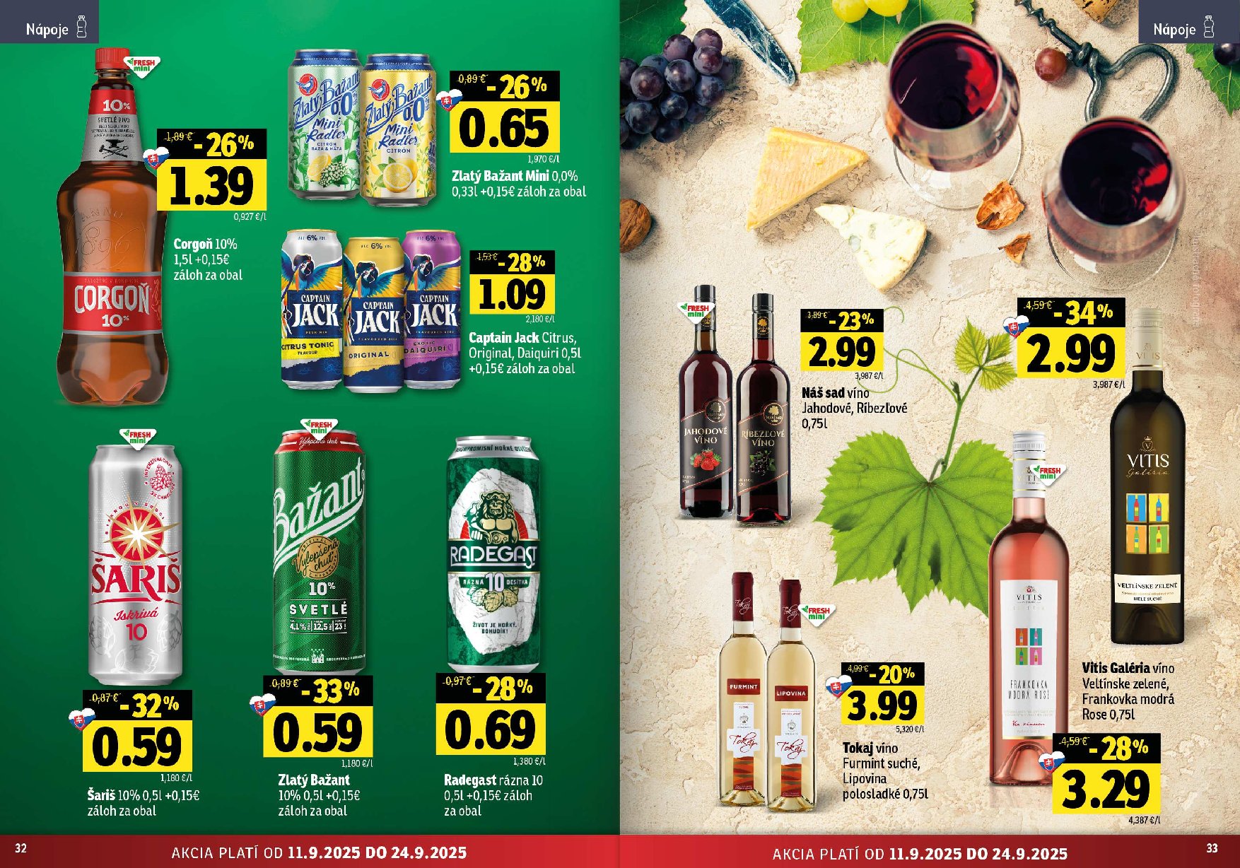 fresh - Leták Fresh - Stredné a západné Slovensko platný od 11.09. do 24.09. - page: 17