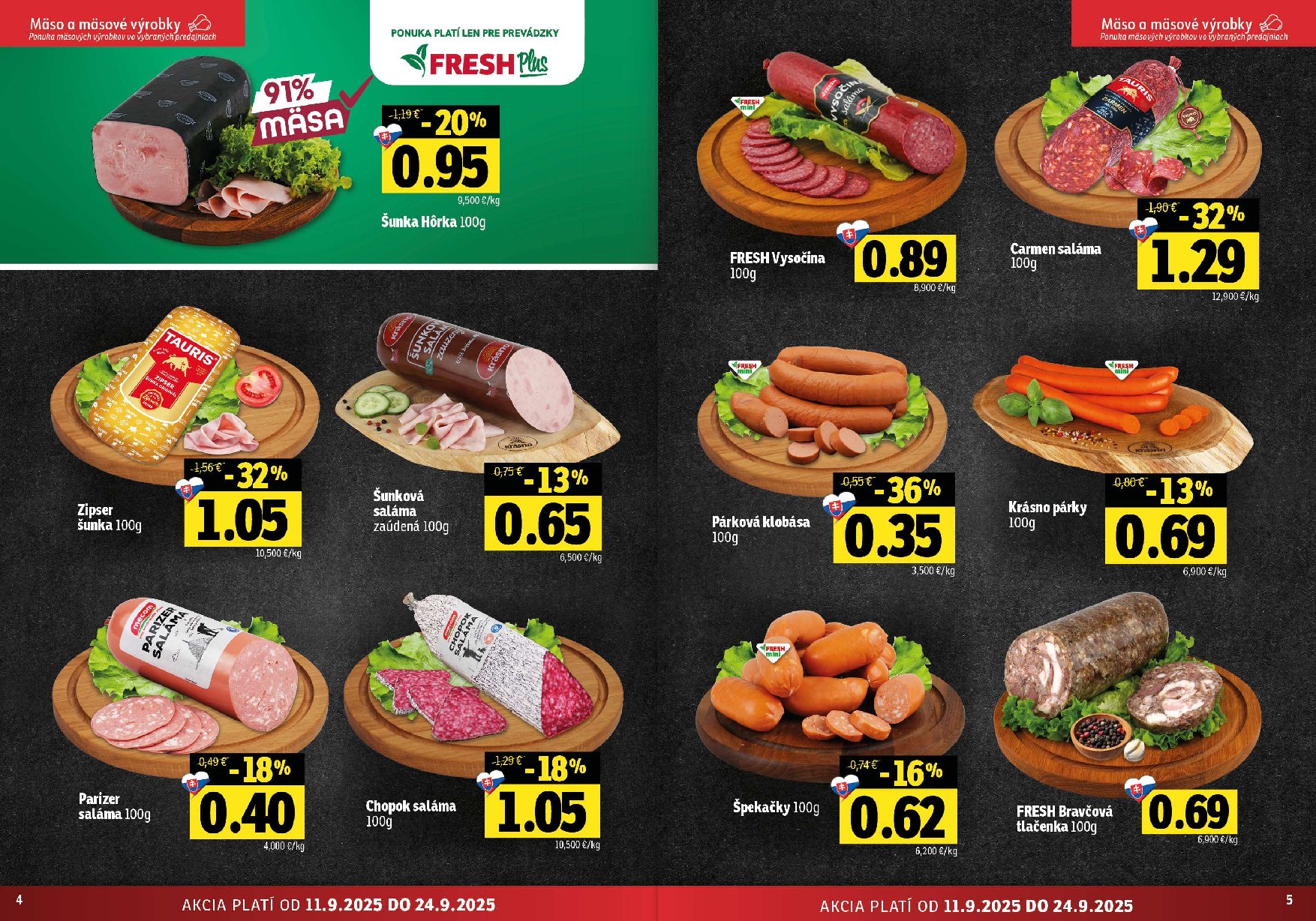 fresh - Leták Fresh - Východné Slovensko platný od 11.09. do 24.09. - page: 3