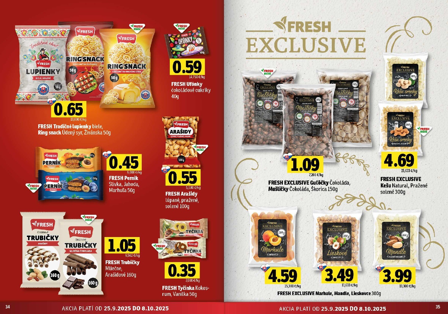 fresh - Leták Fresh - Stredné a západné Slovensko platný od 25.09. do 08.10. - page: 18