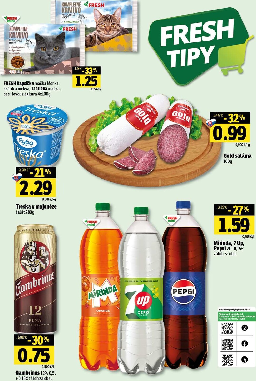 fresh - Leták Fresh - Stredné a západné Slovensko platný od 25.09. do 08.10. - page: 27