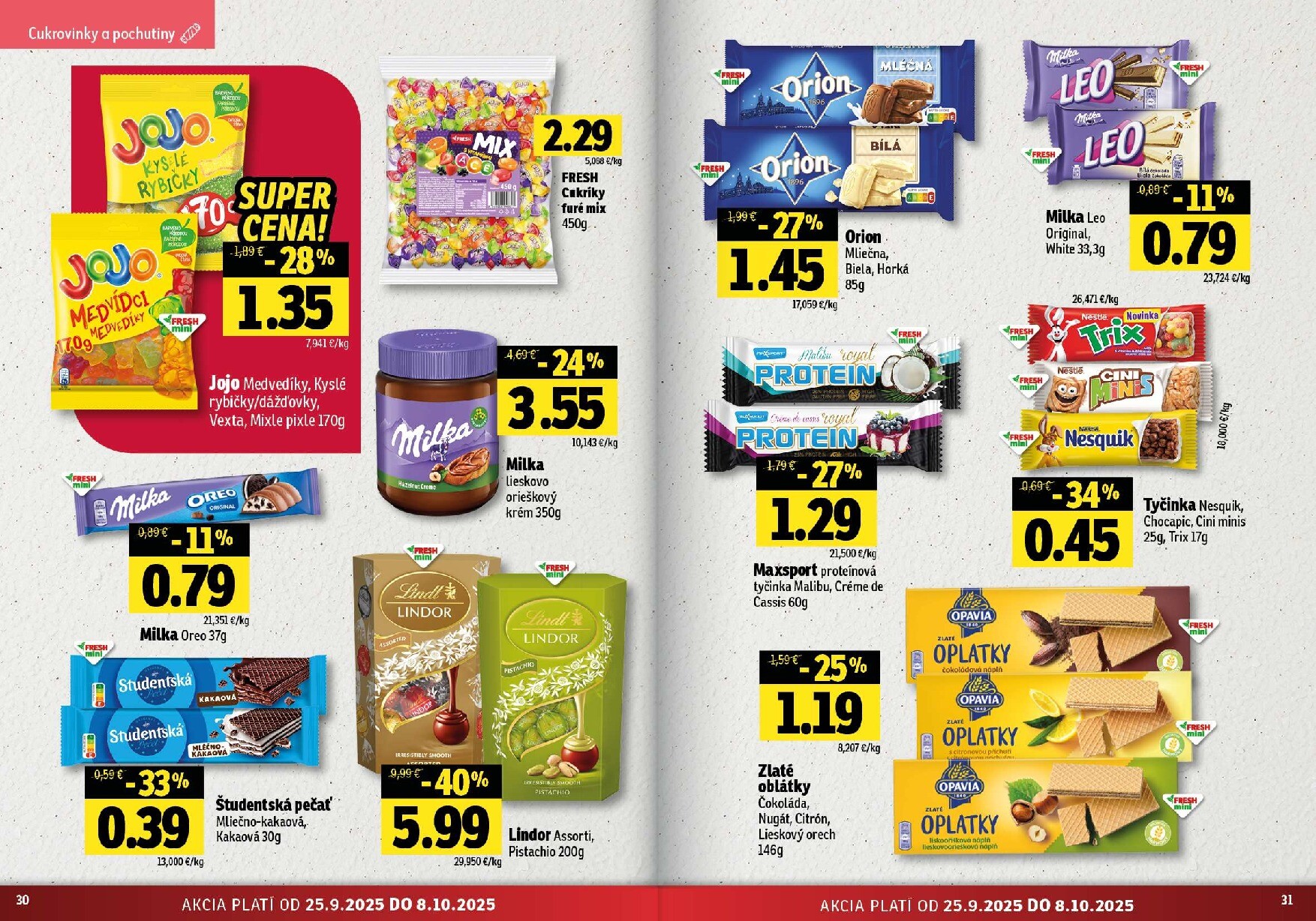 fresh - Leták Fresh - Stredné a západné Slovensko platný od 25.09. do 08.10. - page: 16
