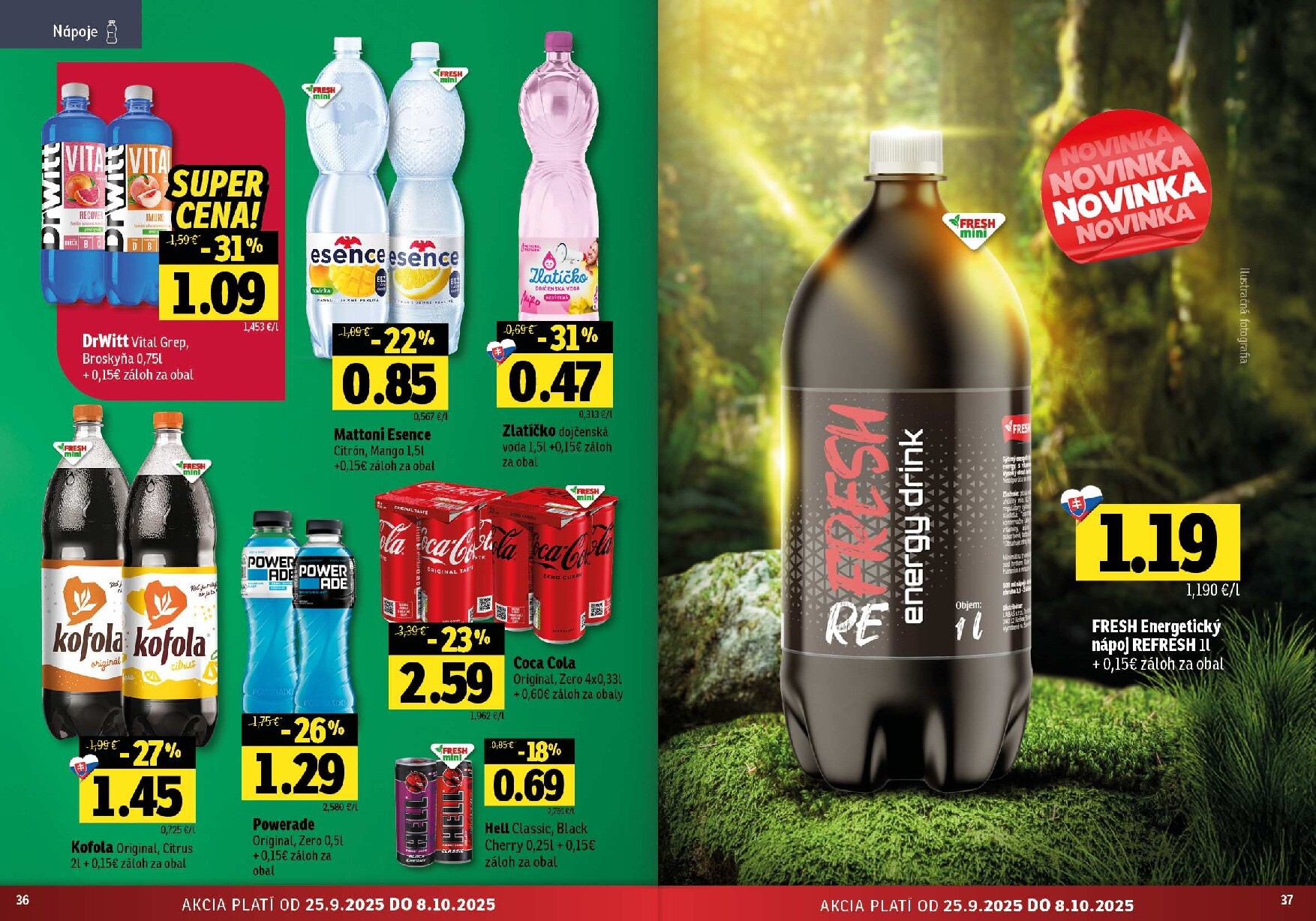 fresh - Leták Fresh - Stredné a západné Slovensko platný od 25.09. do 08.10. - page: 19
