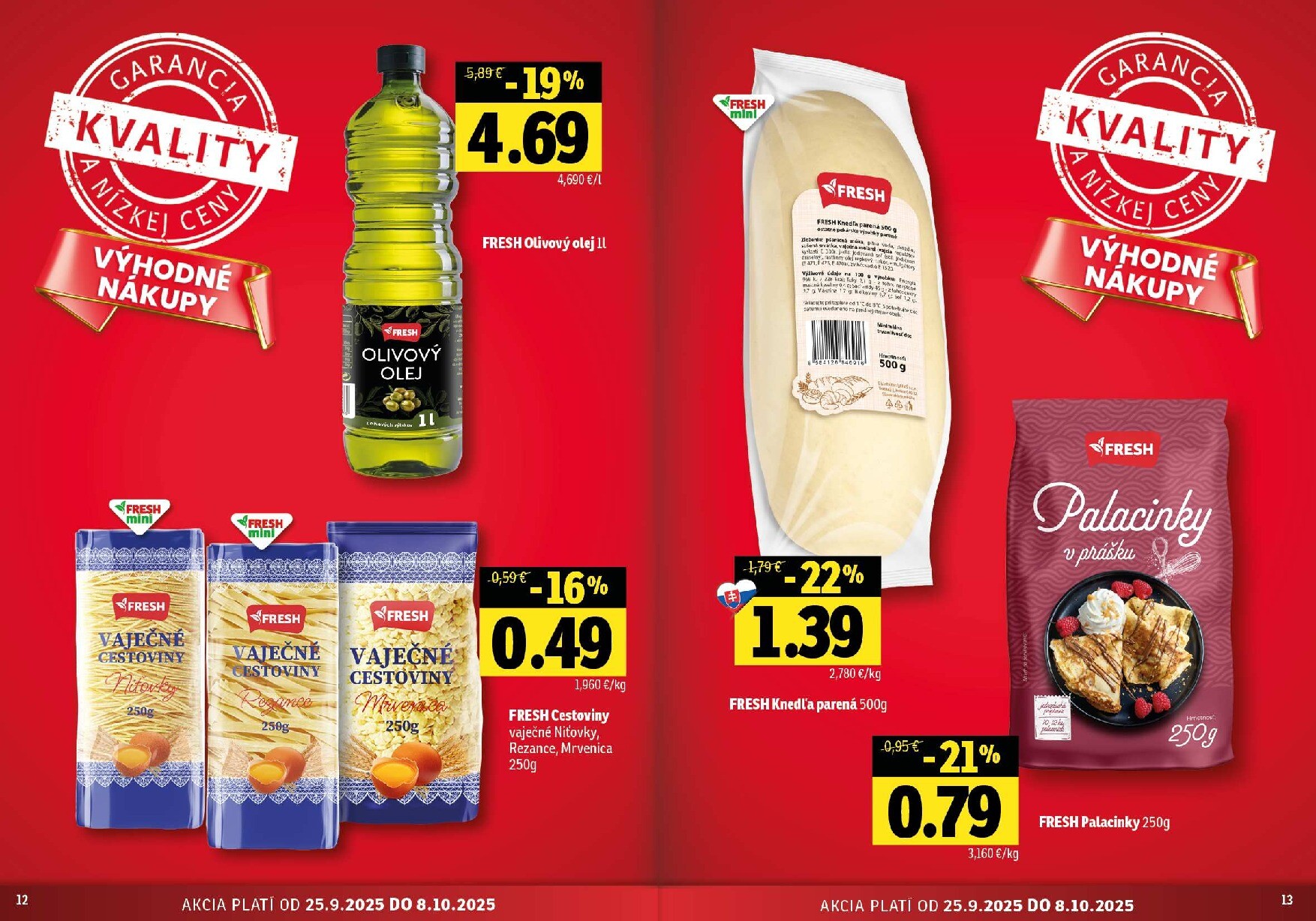 fresh - Leták Fresh - Stredné a západné Slovensko platný od 25.09. do 08.10. - page: 7