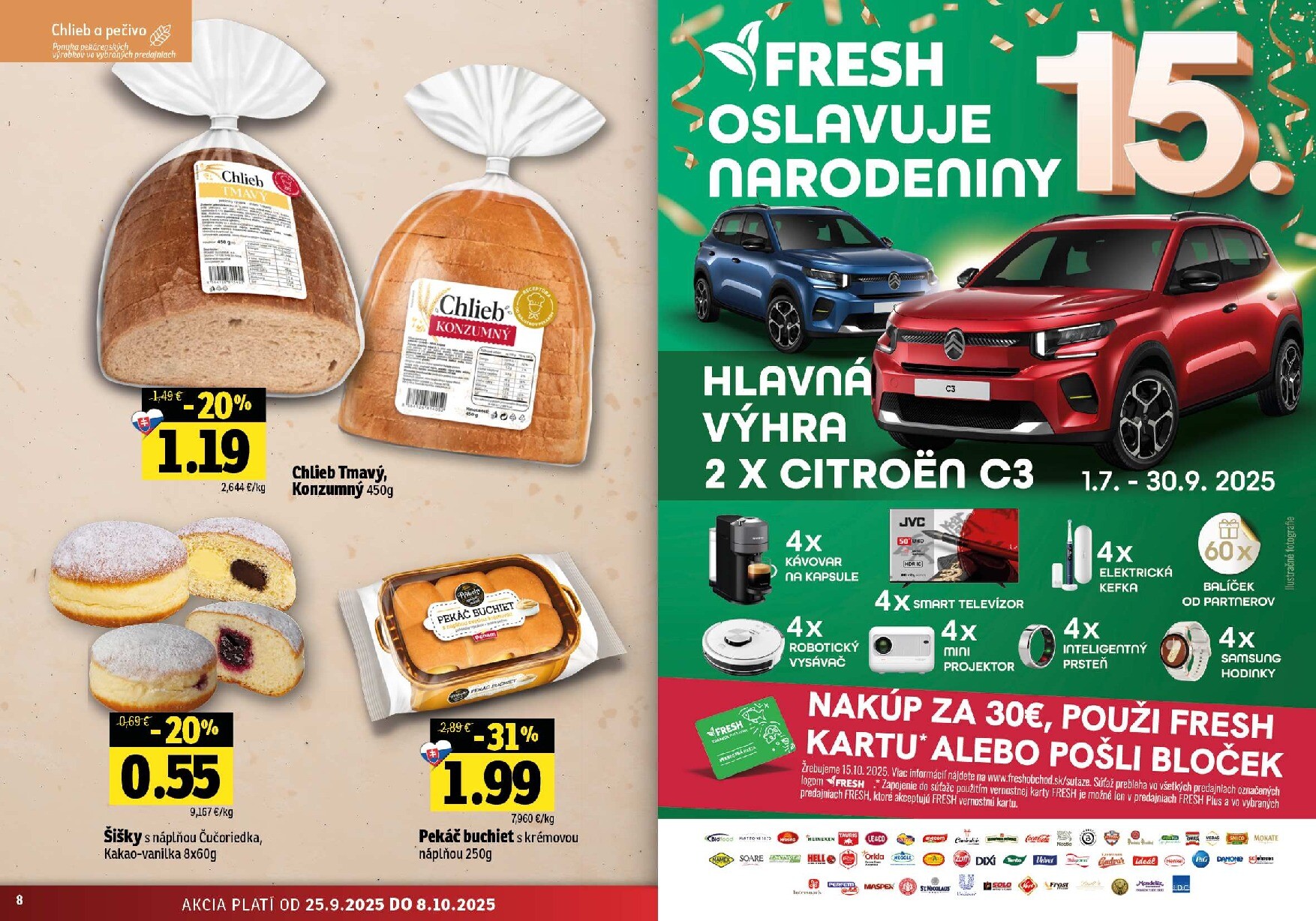 fresh - Leták Fresh - Stredné a západné Slovensko platný od 25.09. do 08.10. - page: 5