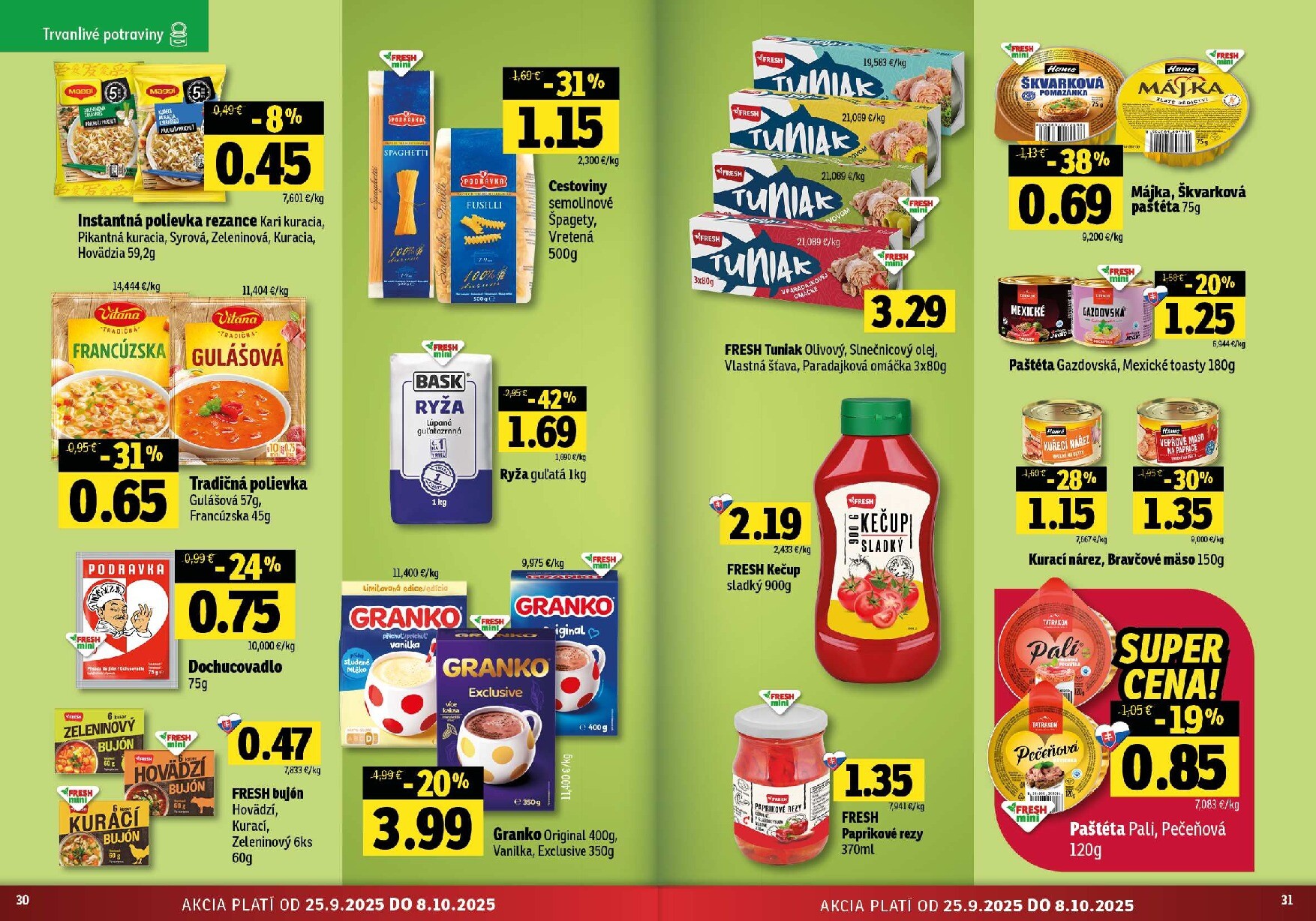 fresh - Leták Fresh - Východné Slovensko platný od 25.09. do 08.10. - page: 16