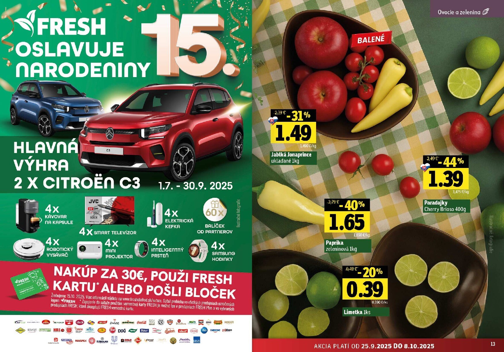 fresh - Leták Fresh - Východné Slovensko platný od 25.09. do 08.10. - page: 7