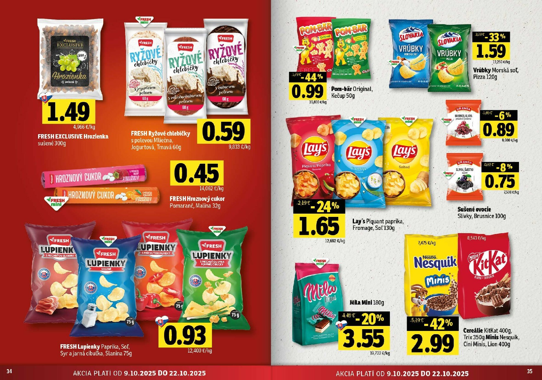 fresh - Leták Fresh - Východné Slovensko platný od 09.10. do 22.10. - page: 18