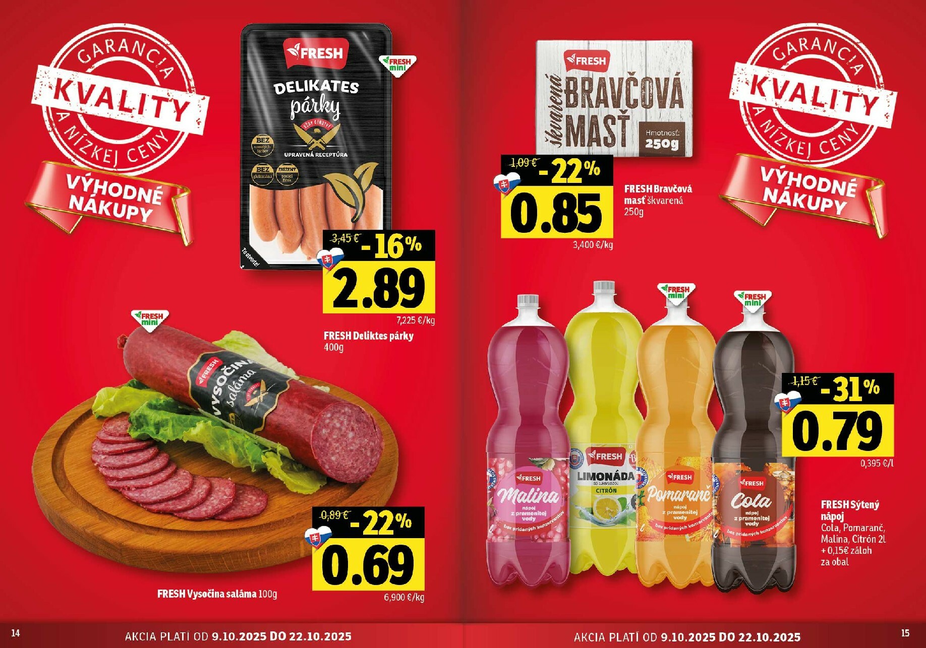 fresh - Leták Fresh - Východné Slovensko platný od 09.10. do 22.10. - page: 8