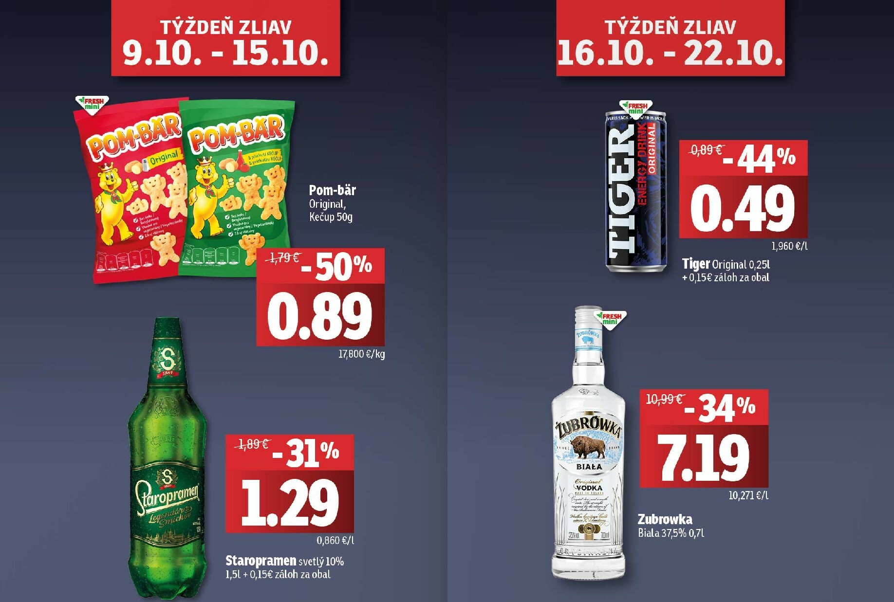 fresh - Leták Fresh - Stredné a západné Slovensko platný od 09.10. do 22.10. - page: 2