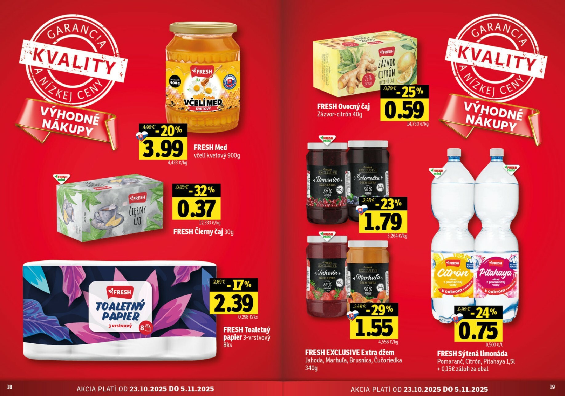 fresh - Leták Fresh - Východné Slovensko platný od 23.10. do 05.11. - page: 10