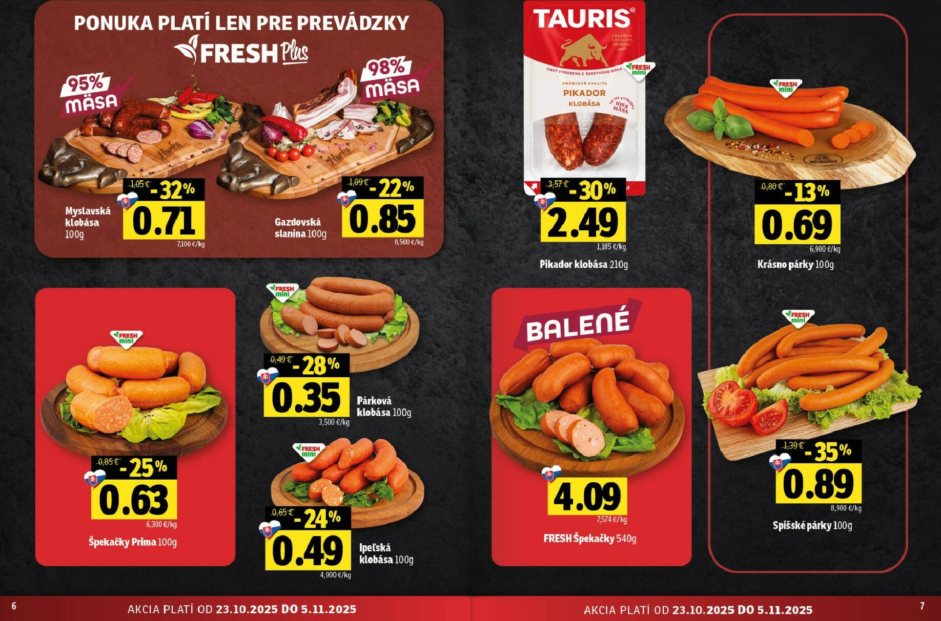 fresh - Leták Fresh - Východné Slovensko platný od 23.10. do 05.11. - page: 4